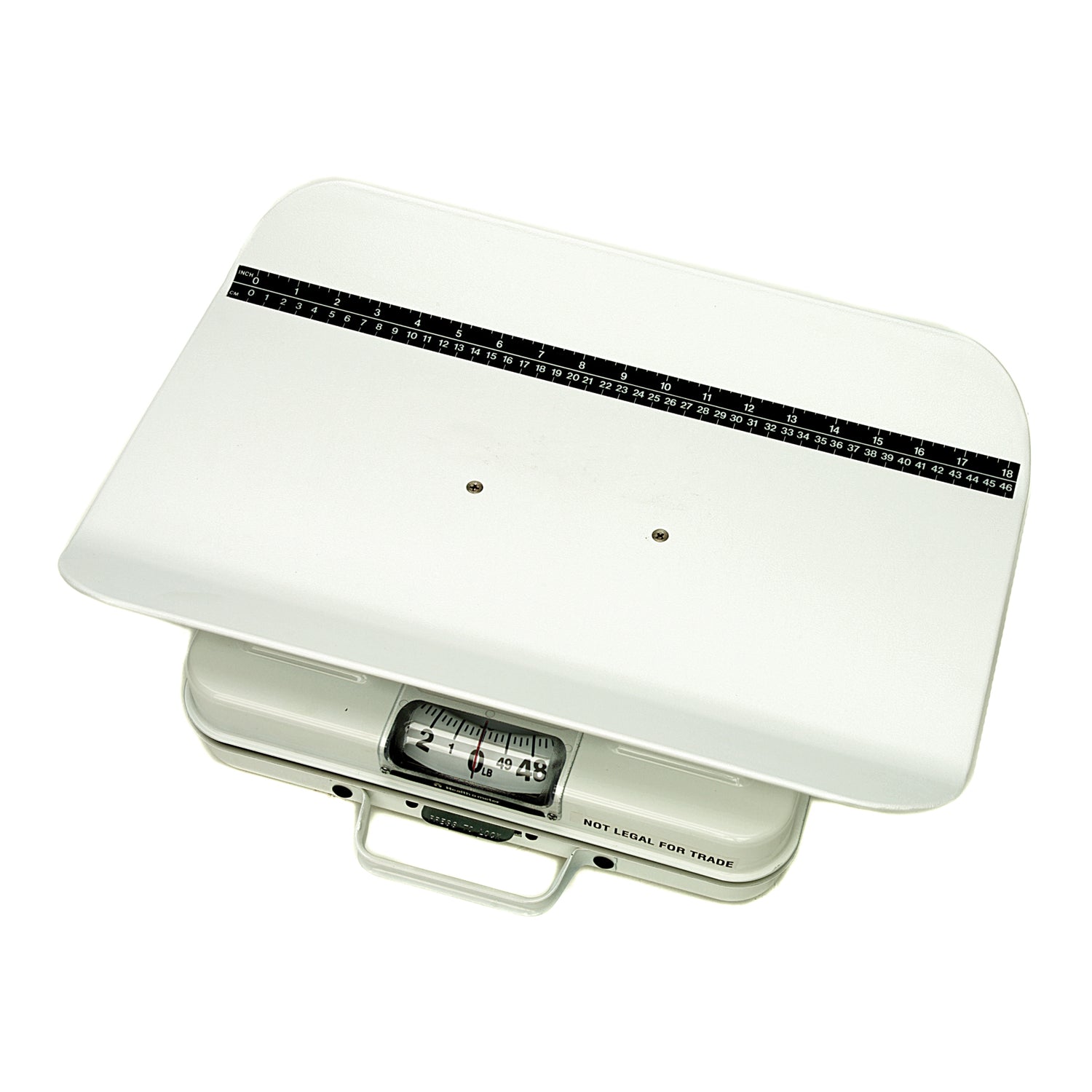 386KGS-01 - Pelstar LLC/Básculas profesionales Health o meter - Báscula mecánica, pediátrica, capacidad: 25 kg, graduación de 100 g, bandeja para asiento. Dimensiones: 19 3/8" de ancho x 12 3/8" de profundidad x 3¾" de alto (SOLO ENVÍO DIRECTO).