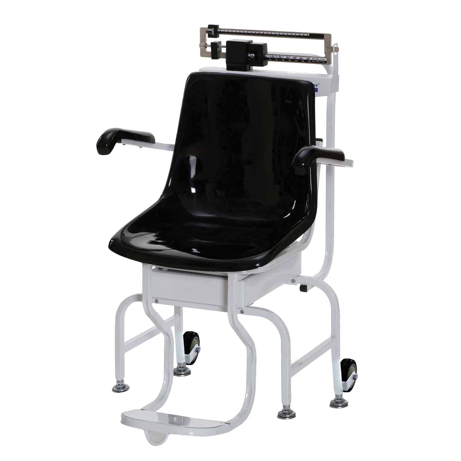 445KL - Pelstar LLC/Health o meter Professional Scales - Mechanical Chair Scale, 440 lb/200kg Capacity, ¼ lb/100g Graduation, 15¾" x 18½" x 17¼" Seat Dimensions, Two Wheels, Flip Arm Rest & Foot Rest, 2-Year Warranty (DROP SHIP ONLY) , ea