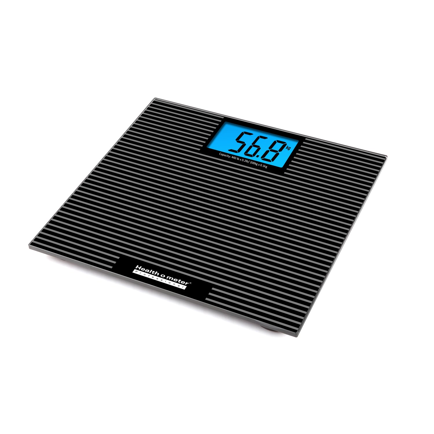 810KL - Pelstar LLC/Básculas profesionales Health o meter - Báscula digital de vidrio con banda de rodadura antideslizante y retroiluminación, capacidad de 400 lb (SOLO ENVÍO DIRECTO), c/u