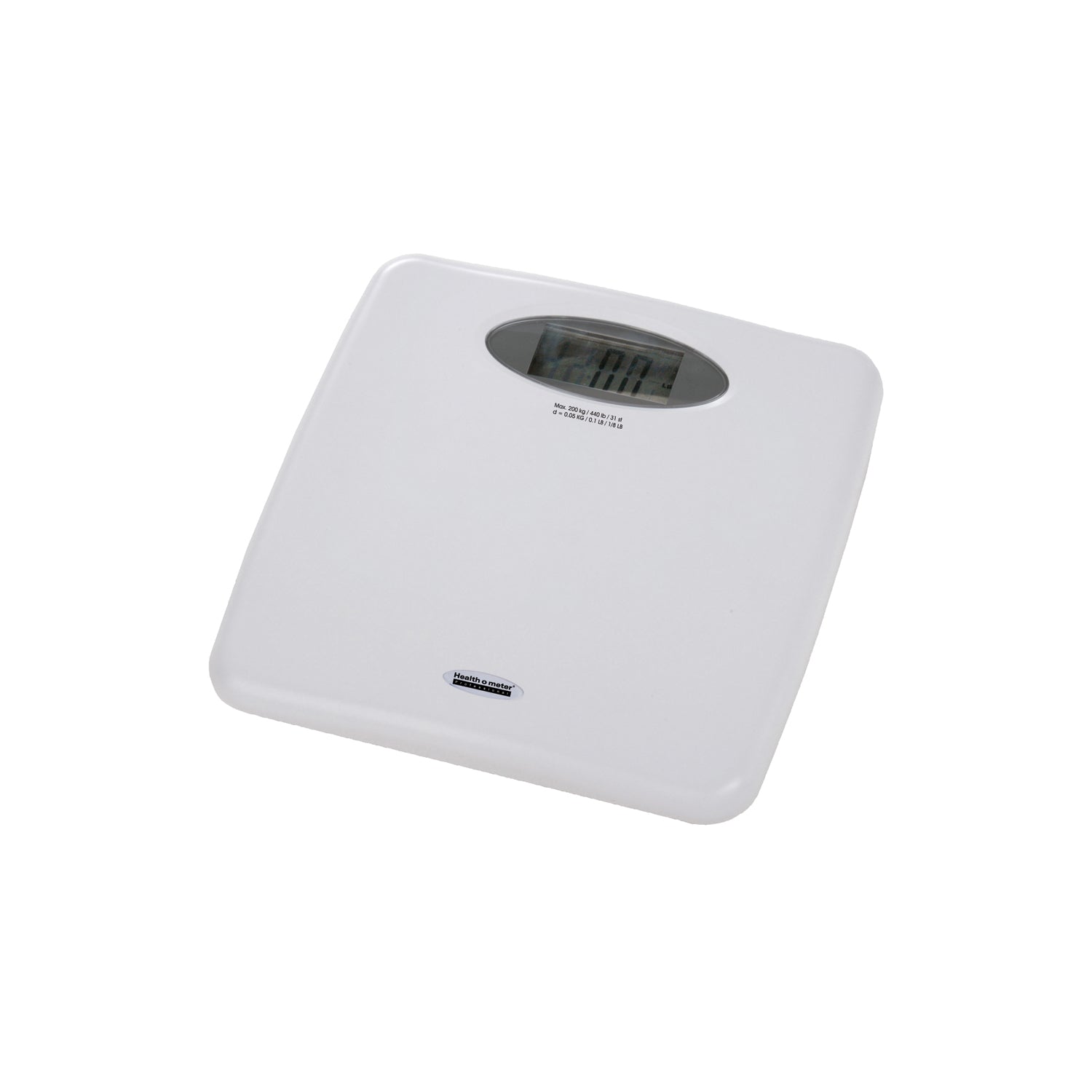 844KL - Pelstar LLC/Health o meter Professional Scales - Digital Scale, Floor, For Telemedicine, 440 lb/220 kg Capacity, 12 5/8" x 12½" Platform Dimension, (2) AAA Batteries (included), 2/cs (DROP SHIP ONLY) , cs