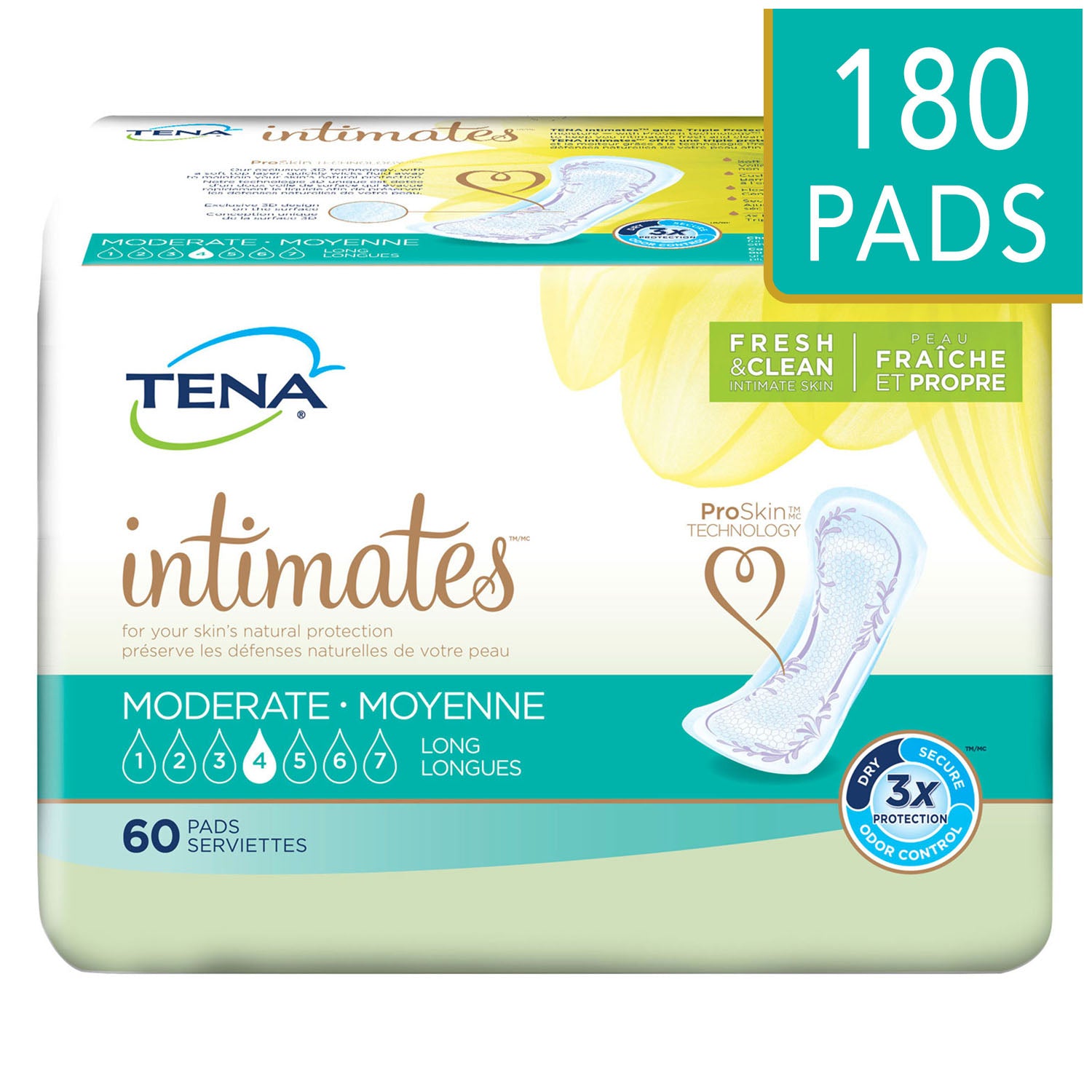 54375 - Essity Health & Medical Solutions - Pads, Extra Coverage, Moderate, 12" Length, 60/pk, 3 pk/cs (Continental US Only) , cs