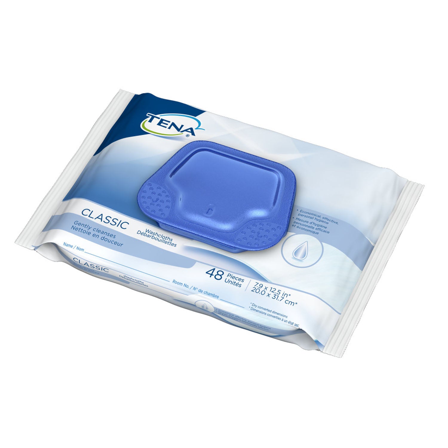 65724 - Essity Health & Medical Solutions - Washcloth, 7.9" x 12.5", 48/pk, 12 pk/cs (Continental US Only) , cs