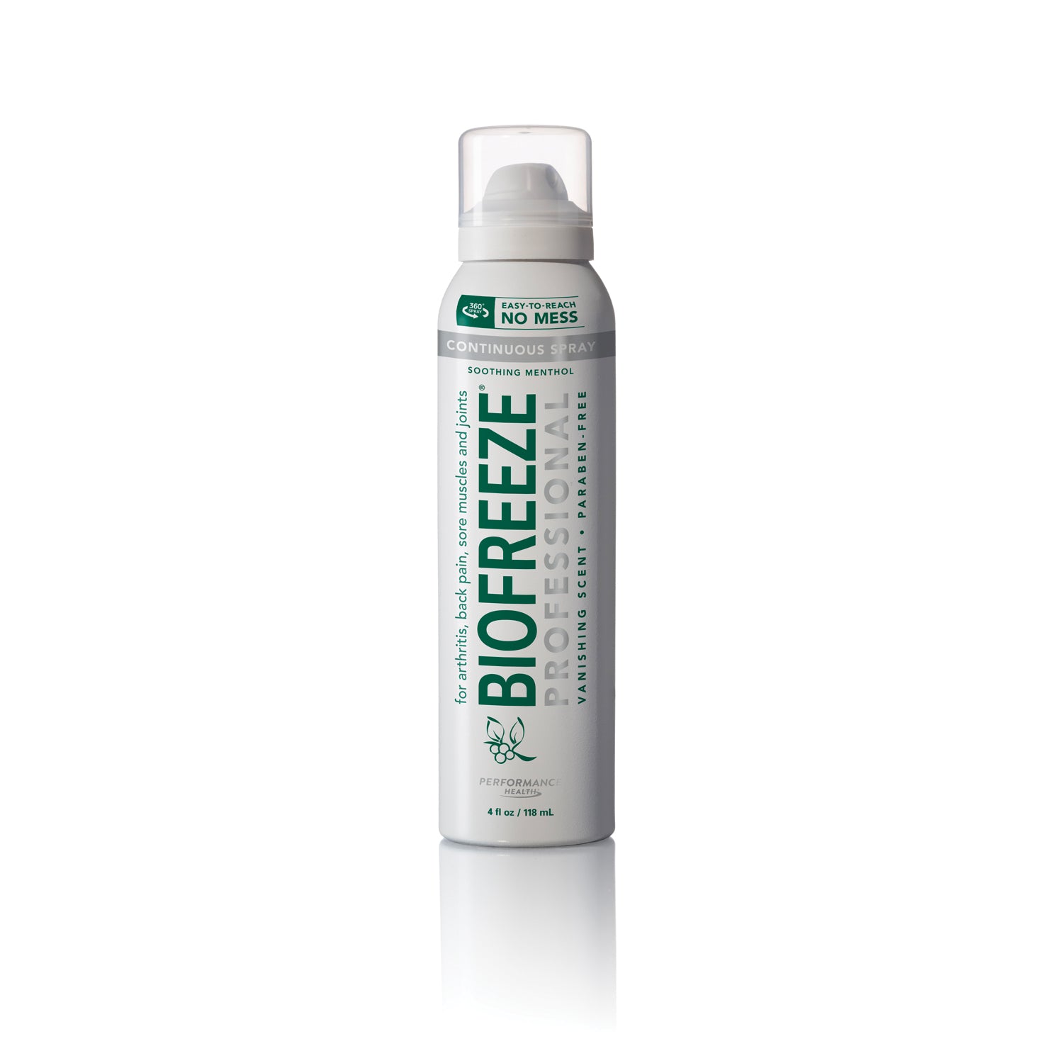 13422 - RB Health LLC - Biofreeze® Professional, 4 oz 360° Spray, 12/bx (36 bx/plt) (Cannot be sold to retail outlets and/ or Amazon) (091625) (US Only) (HAZMAT Fees Apply, cannot ship via Air or to AK, GU, HI, MP, PR, VI) REQUIRES HAZMAT SHIPMENT , bx