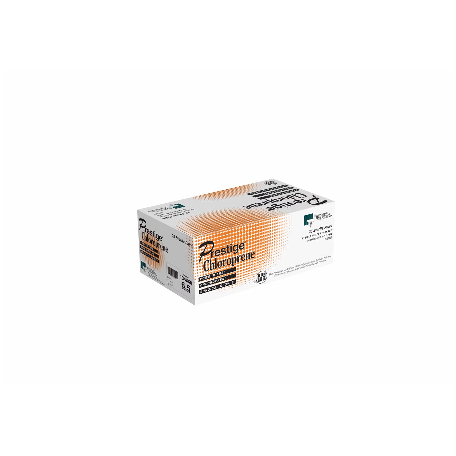 134550 - Innovative Healthcare Corp., Inc. - Gloves,Surgical, Size 5.5, Polychloroprene, Sterile, PF, Textured Finish, 25 pr/bx, 4 bx/cs , cs