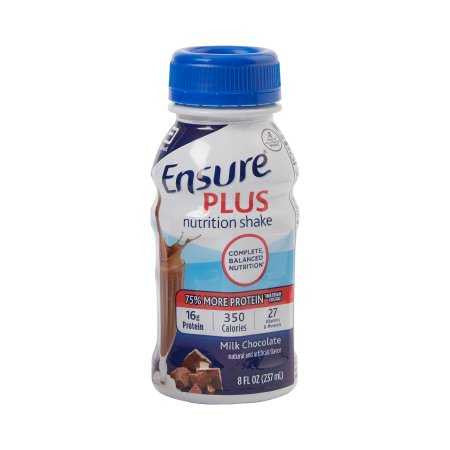 649272 - Ensure - Ensure Plus Nutrition Shake Oral Supplement Milk Chocolate Flavor Liquid 8 oz. Bottle, 57266, Pack of 1, (EA)