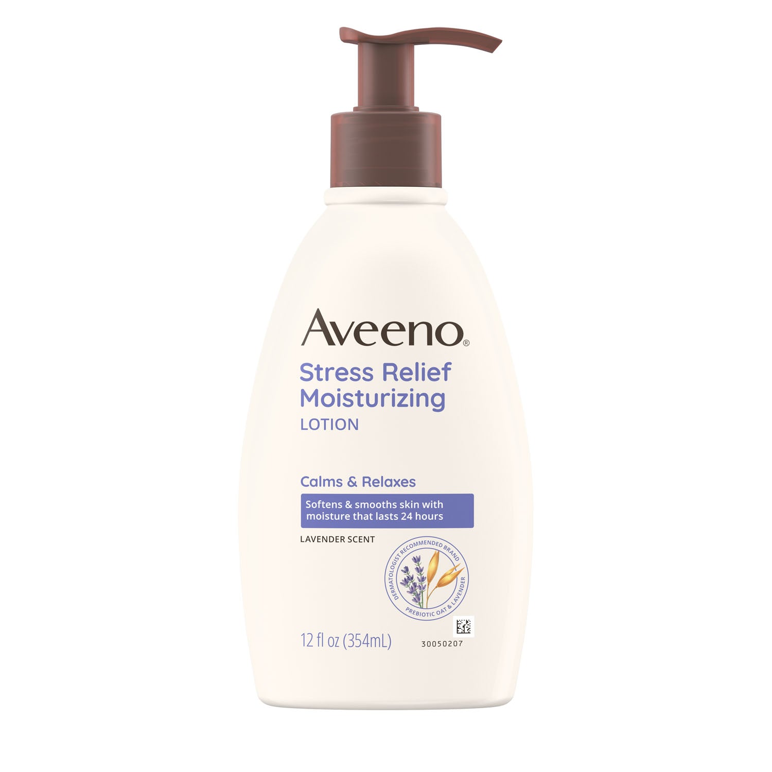 003916 - Kenvue - Loción hidratante para aliviar el estrés, 12 onzas líquidas, 3/caja, 4 cajas/caja (solo EE. UU. continentales + HI) (Precios sujetos a cambios sin previo aviso), caja