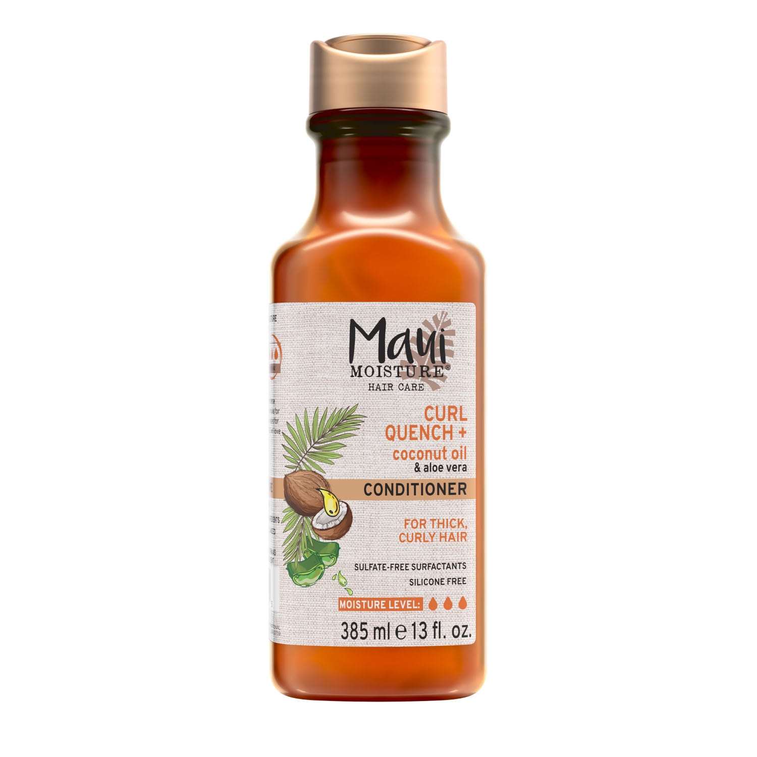 18502 - Kenvue - Acondicionador Maui Moisture Curl Quench + Coconut Oil, 13 oz, 1/paquete, 4/paquete (solo EE. UU. continental + HI) (Precios sujetos a cambios sin previo aviso), caja
