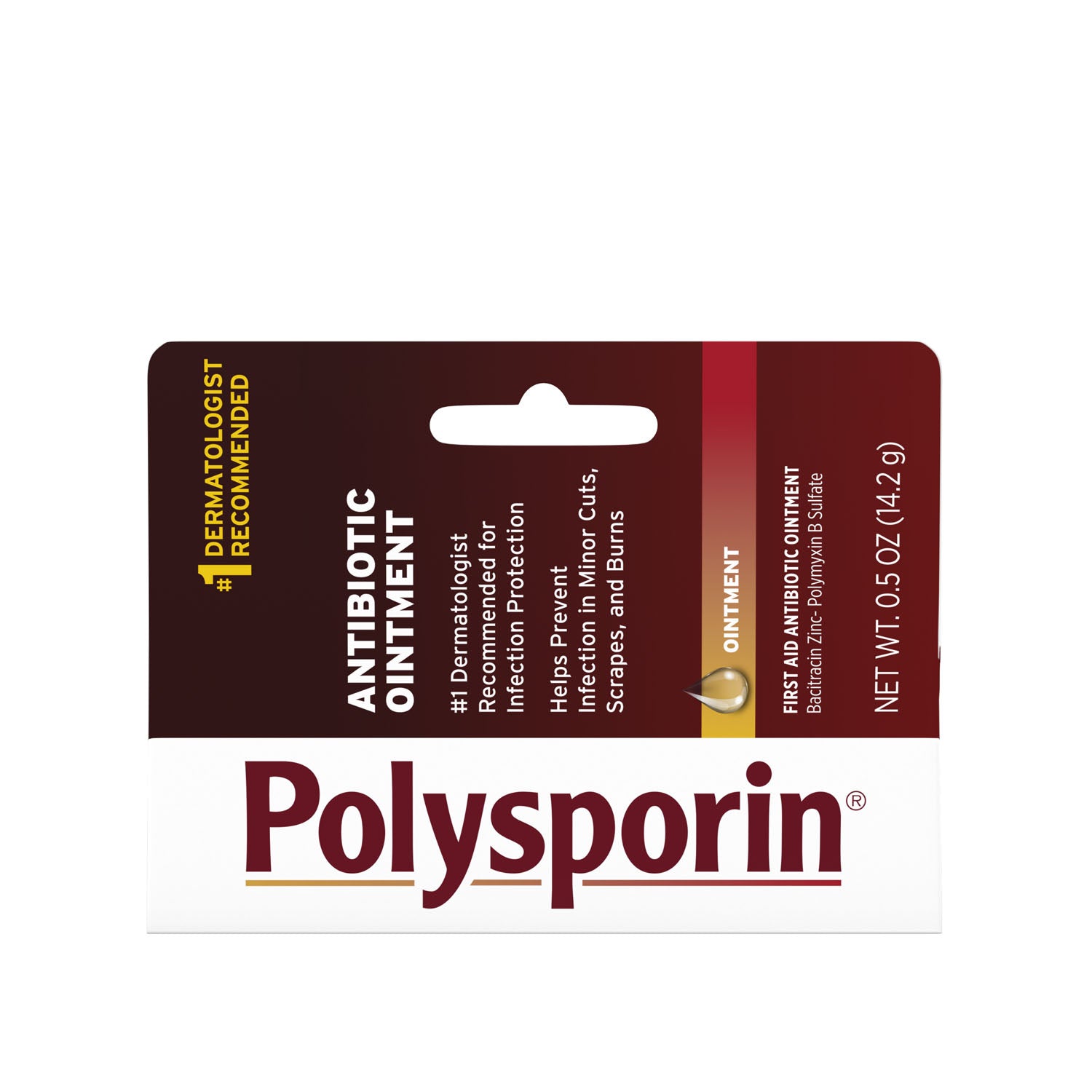 23820 - Kenvue - Ungüento de polisporina, tubo de 0,5 oz, 6/caja (solo EE. UU. continental + HI) (precios sujetos a cambios sin previo aviso), caja