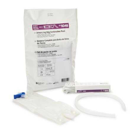 385928 - Hollister - Urinary Leg Bag Hollister Anti-Reflux Valve Sterile Fluid Path 562 mL Vinyl 9348 Box of 12, (BX)