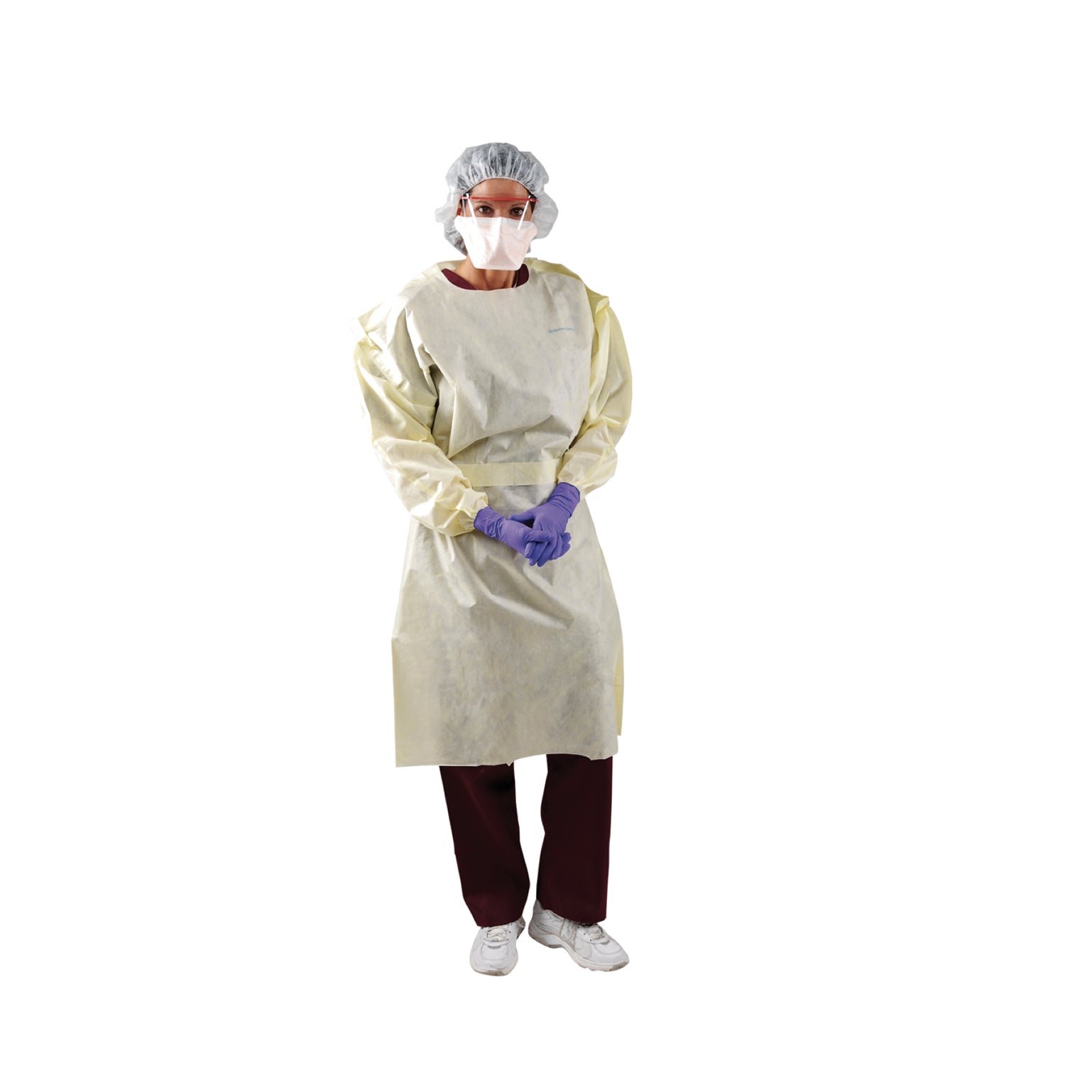 13962 - O&M Halyard - Cover Gown, Yellow, AAMI 2, 100/cs (US Only) , cs