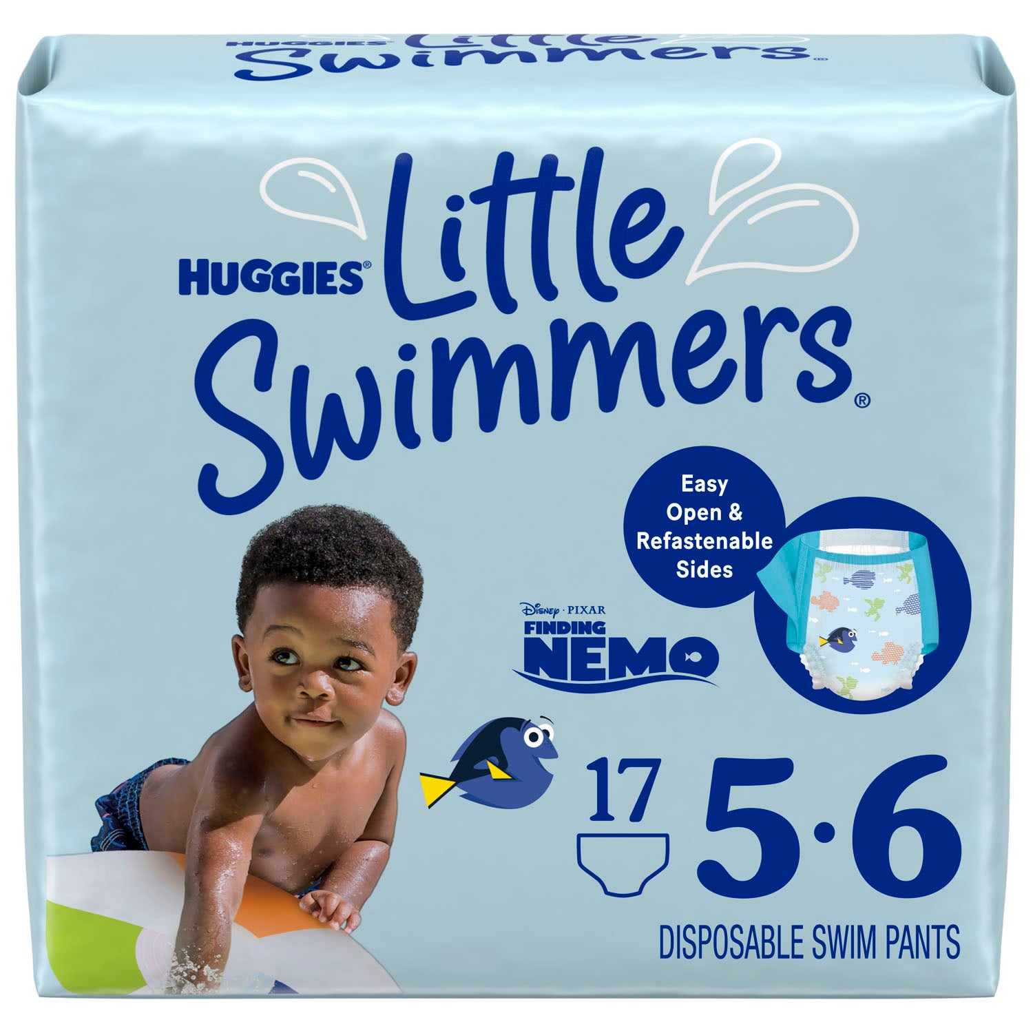 16186 - Kimberly-Clark Consumer - Swim Diaper, Size 5-6 (32+ lbs), Disposable, 17/pk, 6 pk/cs (US Only) , cs