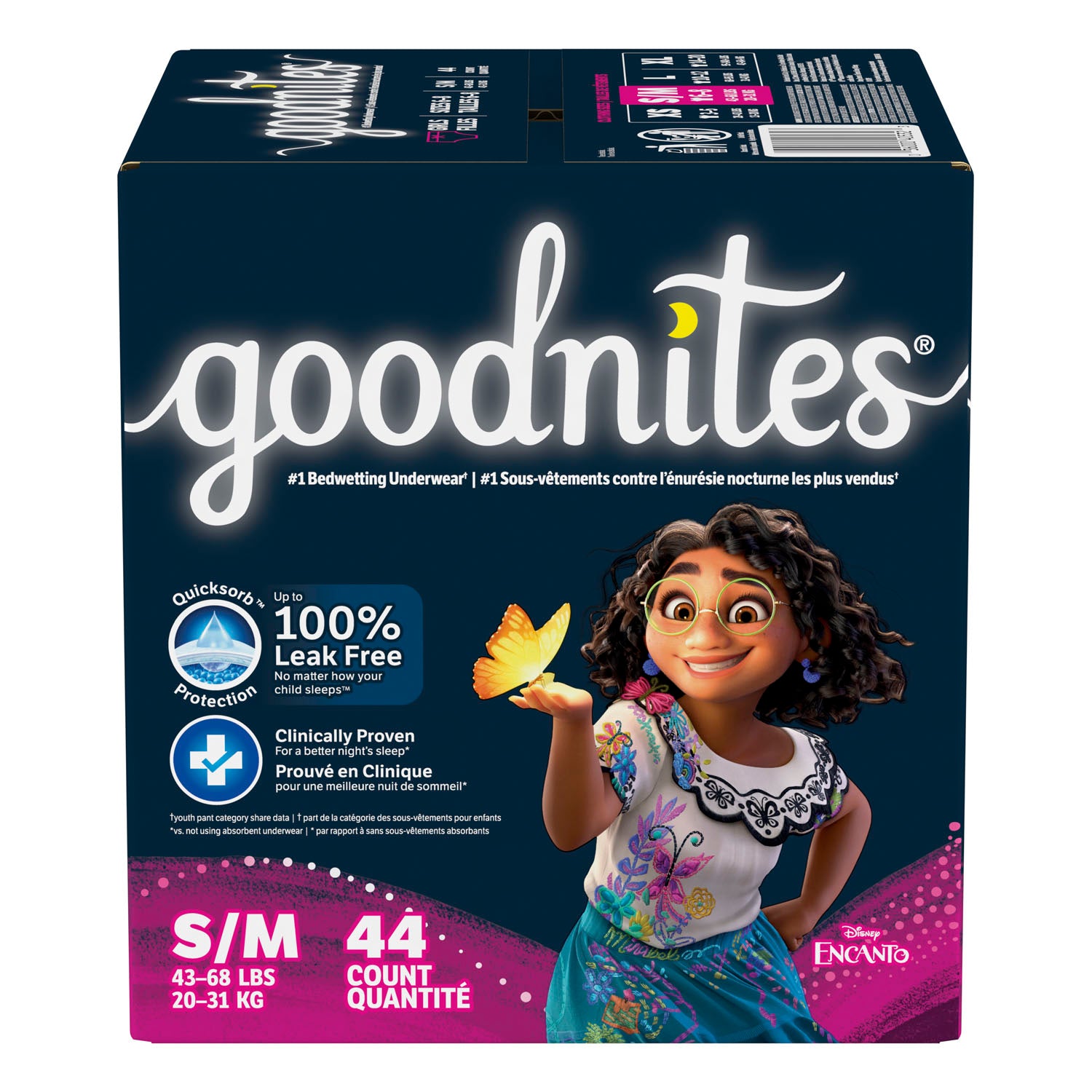 40532 - Kimberly-Clark Consumer - Youth Pants, Girl, Small/ Medium, Giga Pack, 44/pk 1 pk/cs (US Only) , cs