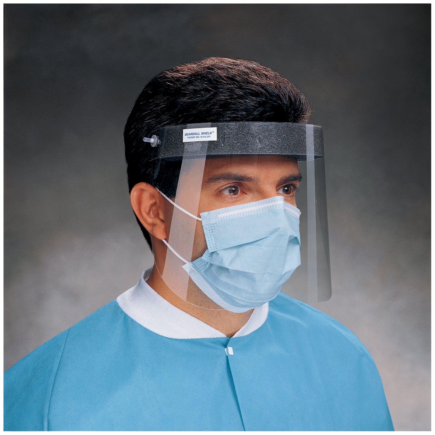 41205 - O&M Halyard - GUARDALL SHIELD™ ¾ Length Visor Only, Clear, 40/cs (US Only) , cs