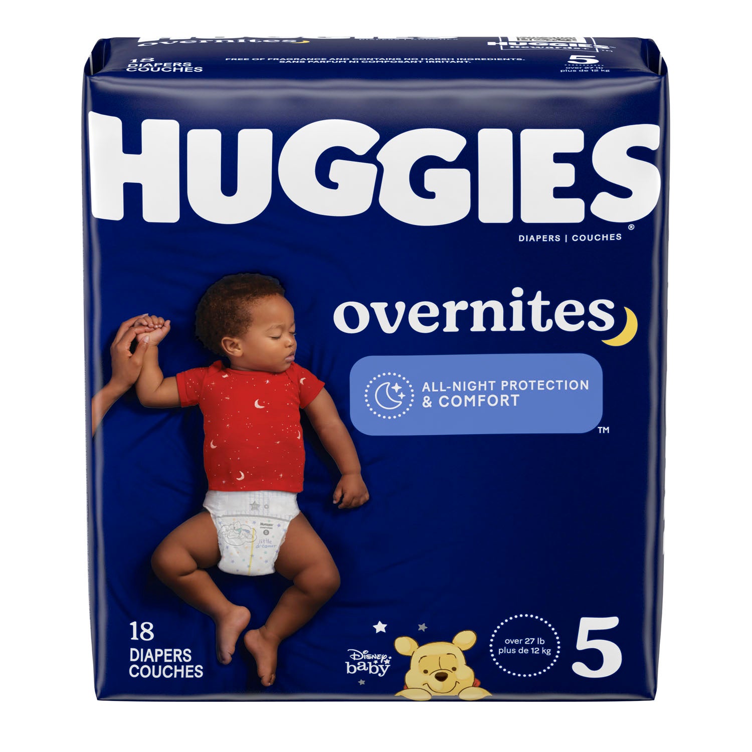49540 - 金佰利消費品 - Overnites,5號,超大包裝,18片/包,4包/箱(僅限美國),箱