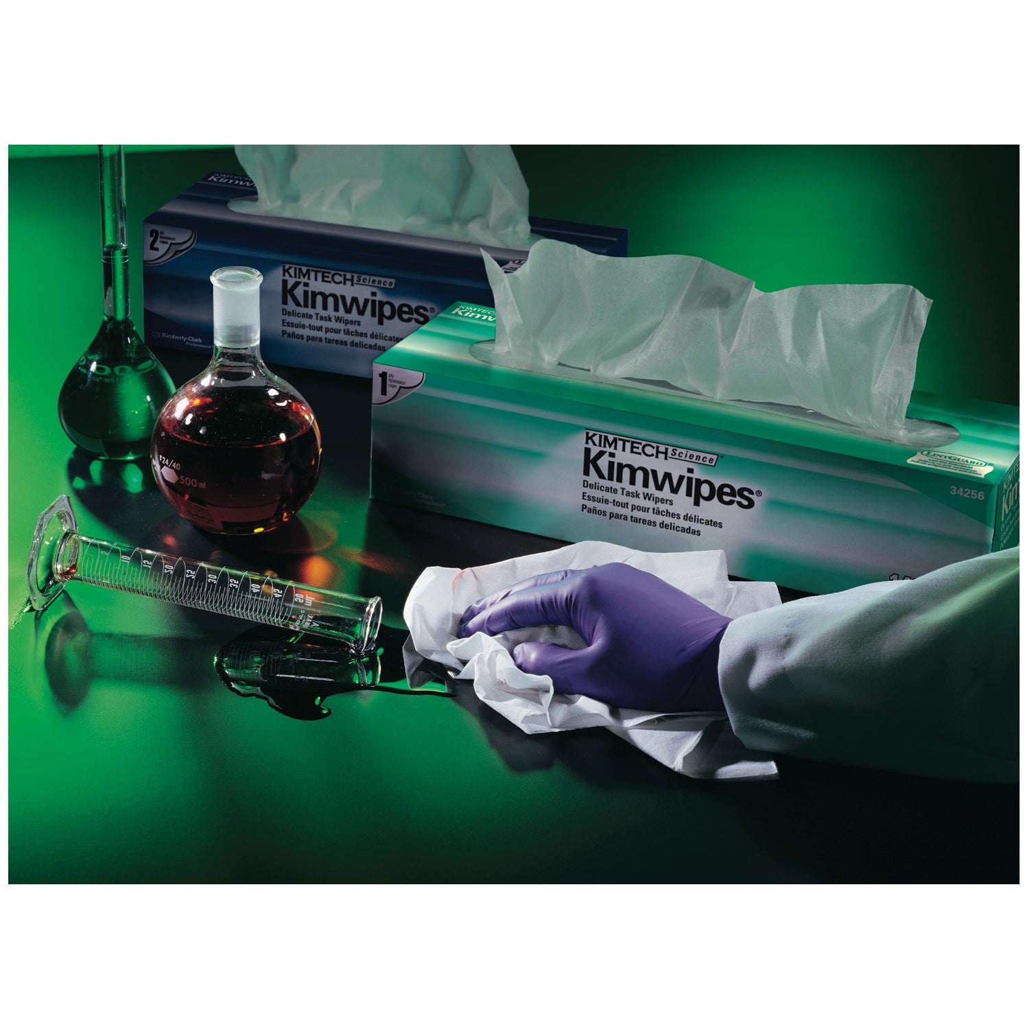 55090 - O&M Halyard - Guantes, extra pequeños, 50/caja, 10 cajas/caja (solo EE. UU.), caja