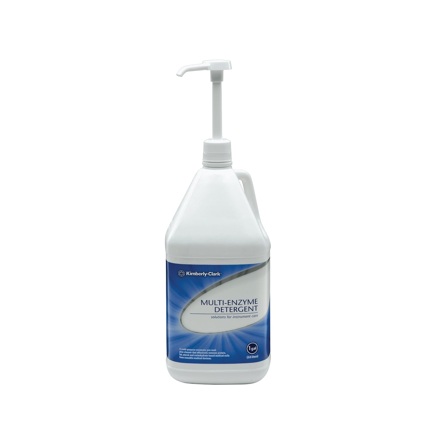 65201 - O&M Halyard - Detergente multienzimático, botella de 1 galón y 1 bomba, 4/caja (36 cajas/plt) (solo EE. UU.), caja