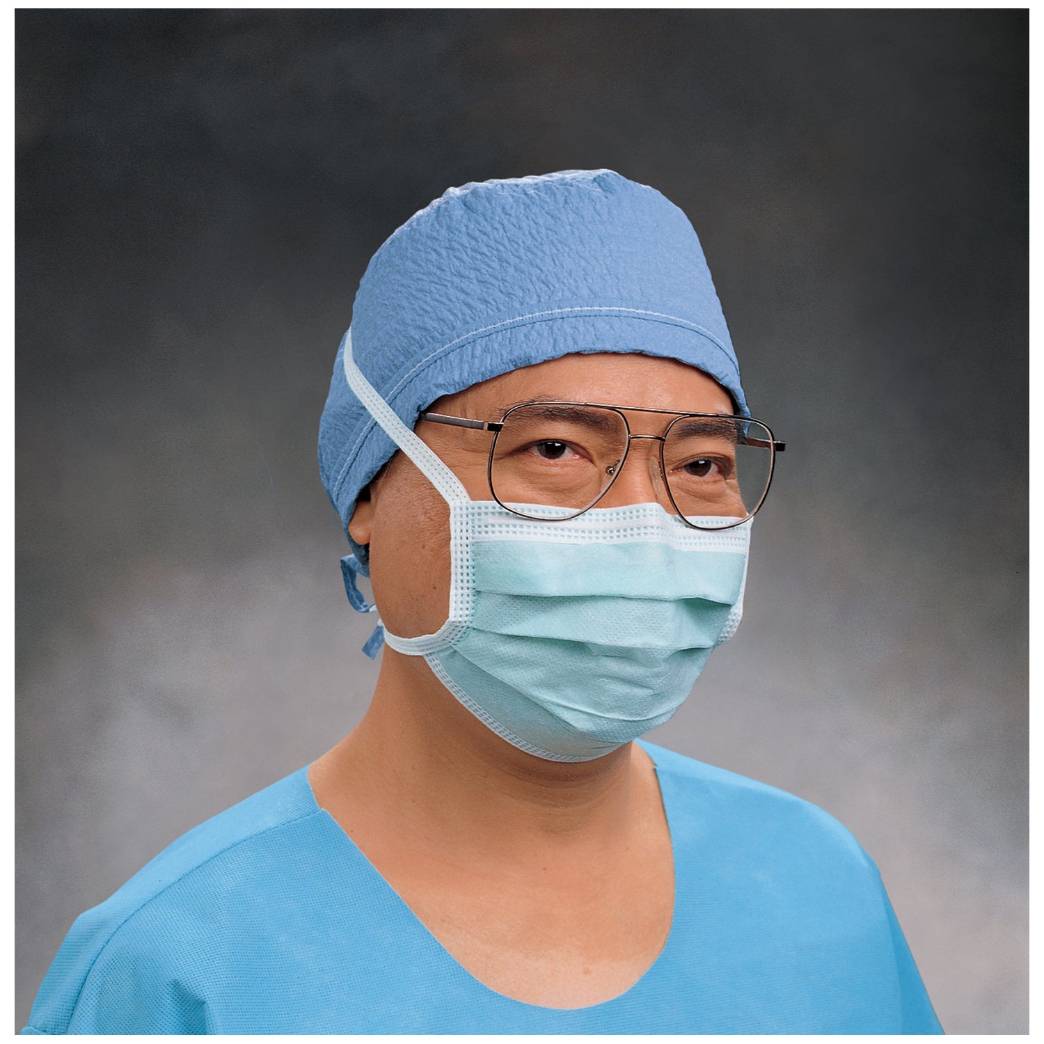 69240 - O&M Halyard - Surgical Cap, Blue, Universal, 100/bx, 3 bx/cs (US Only) , cs