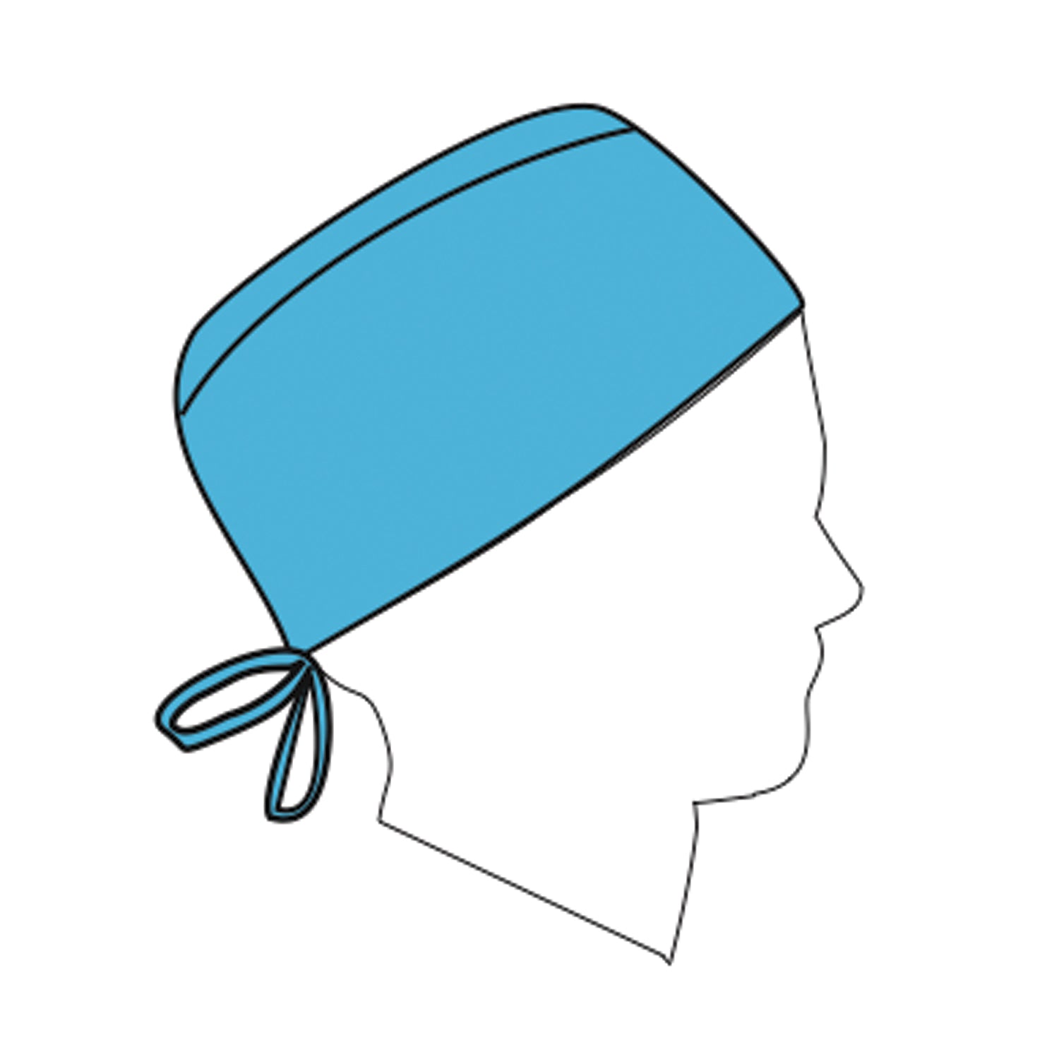 69520 - O&M Halyard - Surgical Cap, Blue, Universal, 100/bx, 3 bx/cs (US Only) , cs