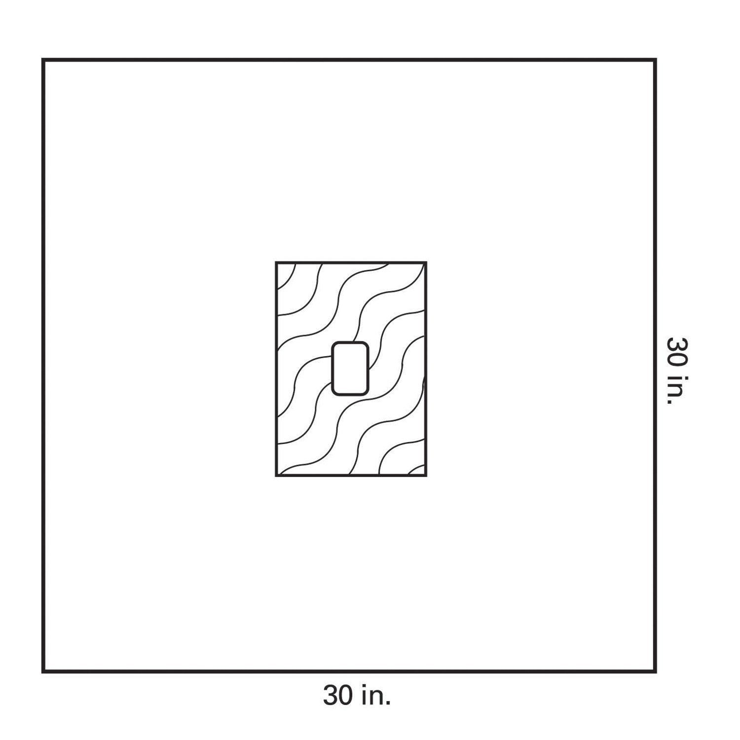 89206 - O&M Halyard - Minor Procedure Fenestrated Drape, 30" x 30", 25/bx, 4 bx/cs (US Only) , cs