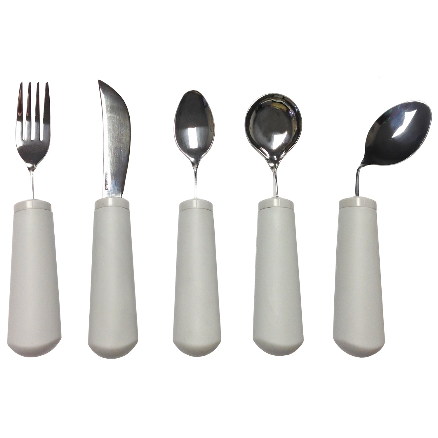 11400 - Kinsman Enterprises, Inc. - Classic Utensils, Set of 4 Includes: Fork, Knife, Teaspoon & Soup (11401, 11402, 11403 & 11404) (A handling charge of $9.95 will be added to any order under $25.00) (DROP SHIP ONLY) (090714) , ea