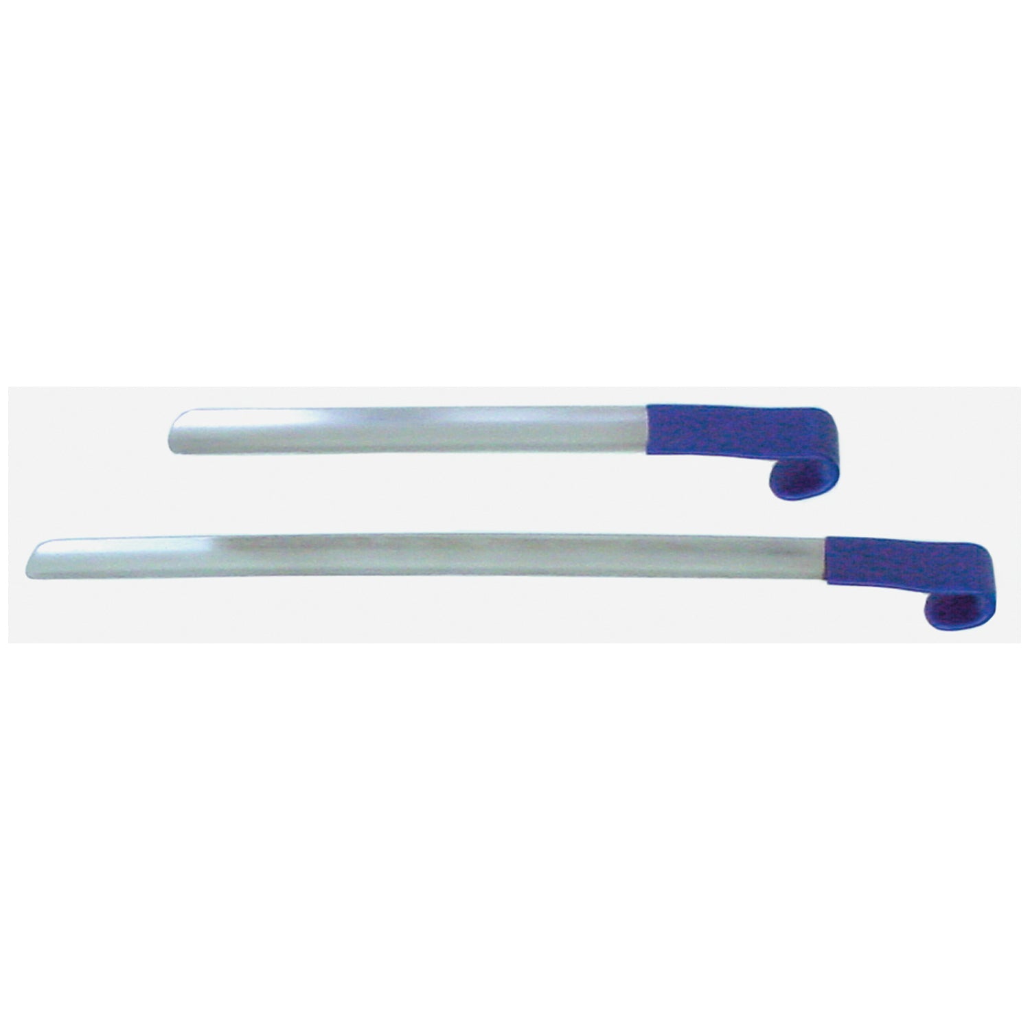 33001 - Kinsman Enterprises, Inc. - Shoehorn, Stainless Steel, Curved, Vinyl Grip, X-Long, 18"L (A handling charge of $9.95 will be added to any order under $25.00) (DROP SHIP ONLY) (051163) , ea