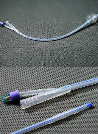 650157 - Amsino - Foley Catheter AMSure 2-Way Standard Tip 5 cc Balloon 16 Fr. Silicone AS41016S Pack of 1, (EA)