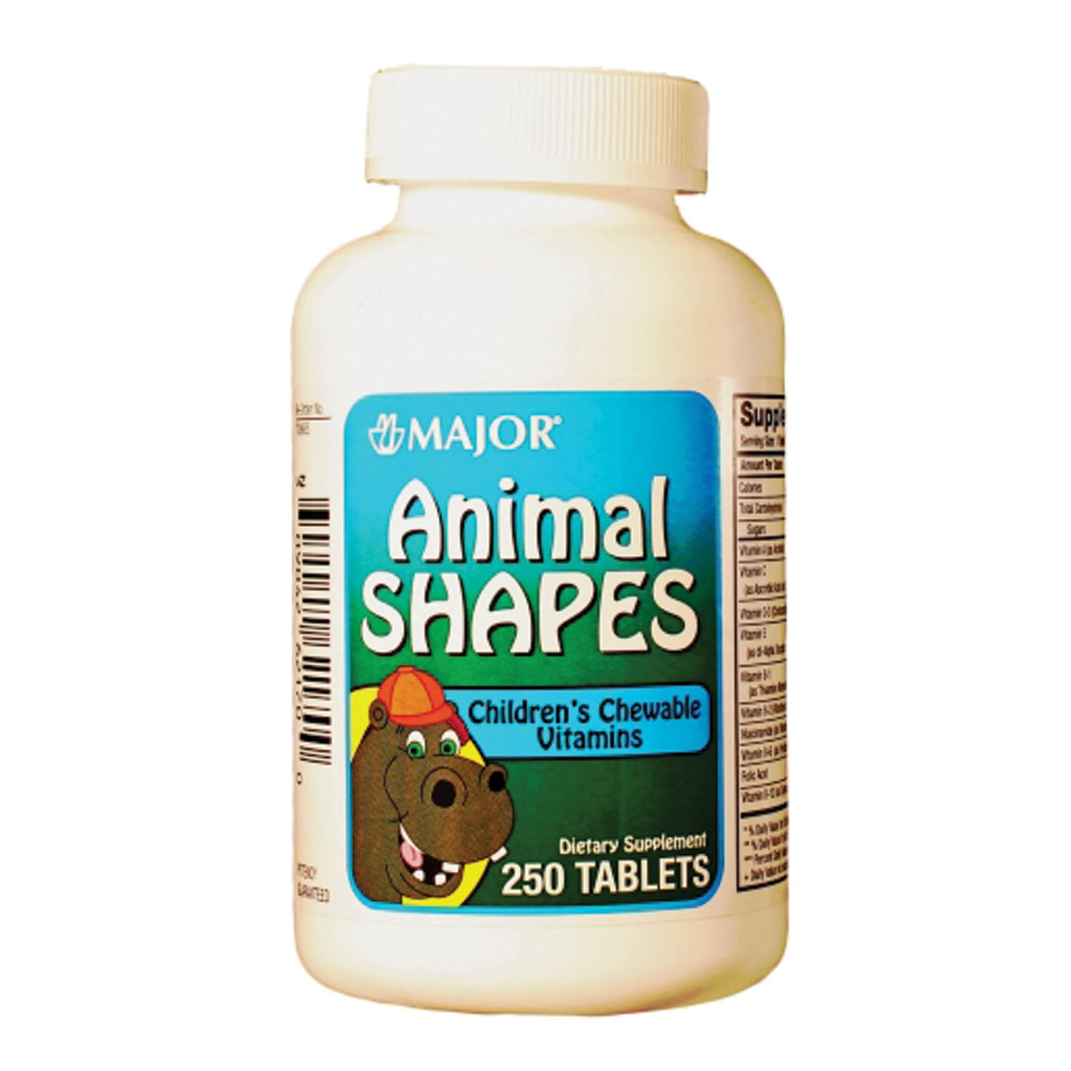 370923 - Major Pharmaceuticals - Animal Shapes, Chewable, 250s, Compare to Flintstones®, NDC# 80681-0116-00 (US Only) (Products cannot be sold to retail stores or online retailers such as Amazon, Walmart, eBay, Alibaba, etc.) , ea