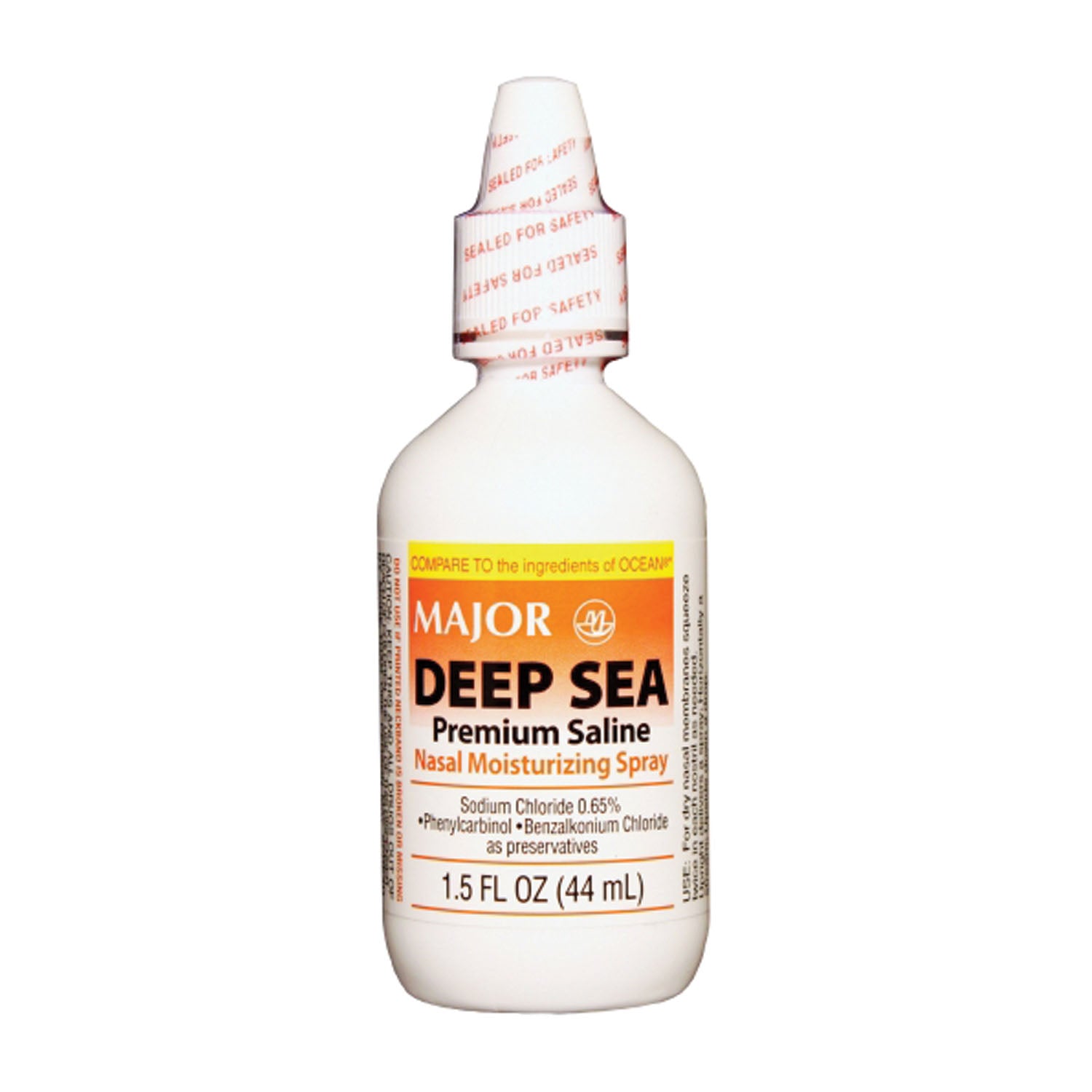700804 - Major Pharmaceuticals - Deep Sea, 45mL, Compare to Ocean® Nasal Spray, NDC# 00904-3865-75 (100 ea/plt) (US Only) (Products cannot be sold to retail stores or online retailers such as Amazon, Walmart, eBay, Alibaba, etc.) , ea