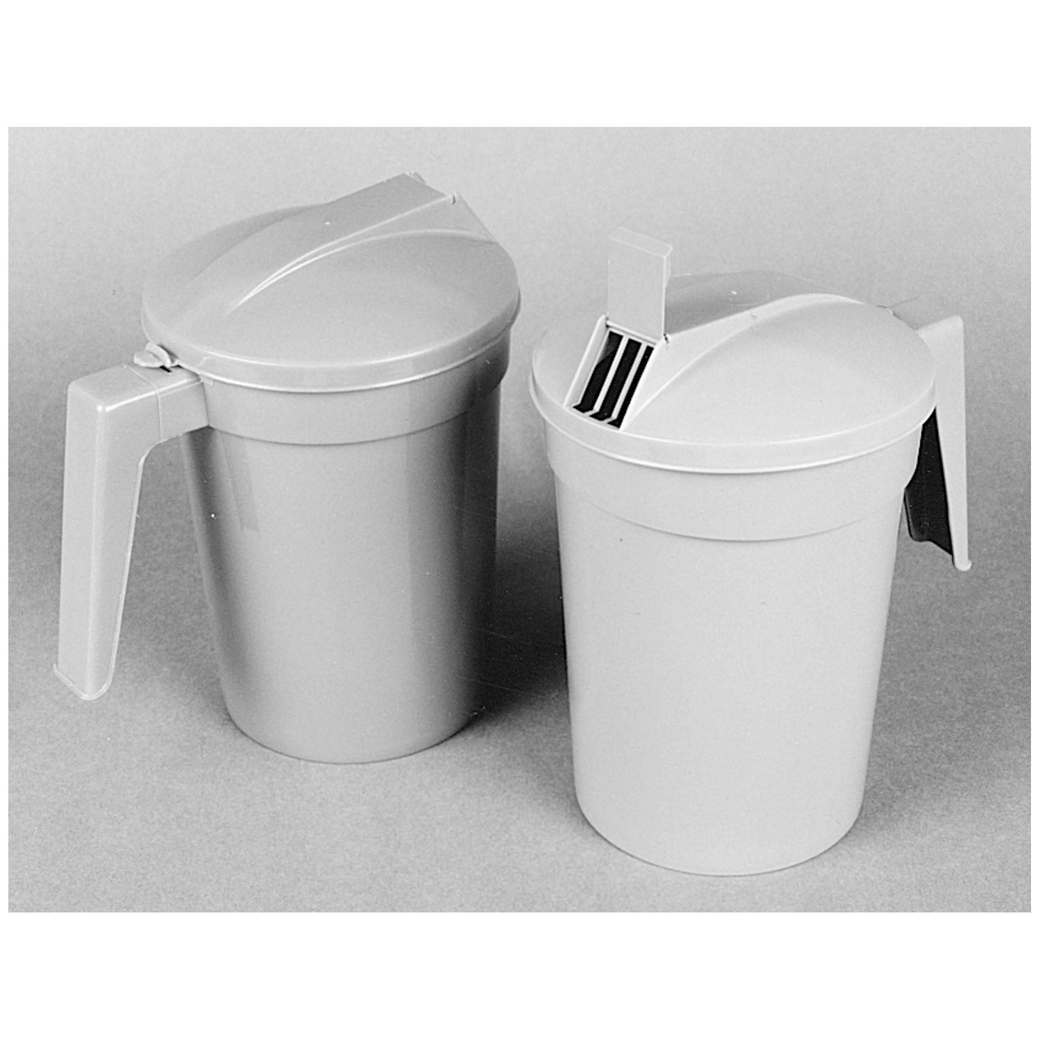 H222-07 - Medegen Medical Products, LLC - Deluxe Carafe, Straw Port, Turquoise, 100/cs , cs