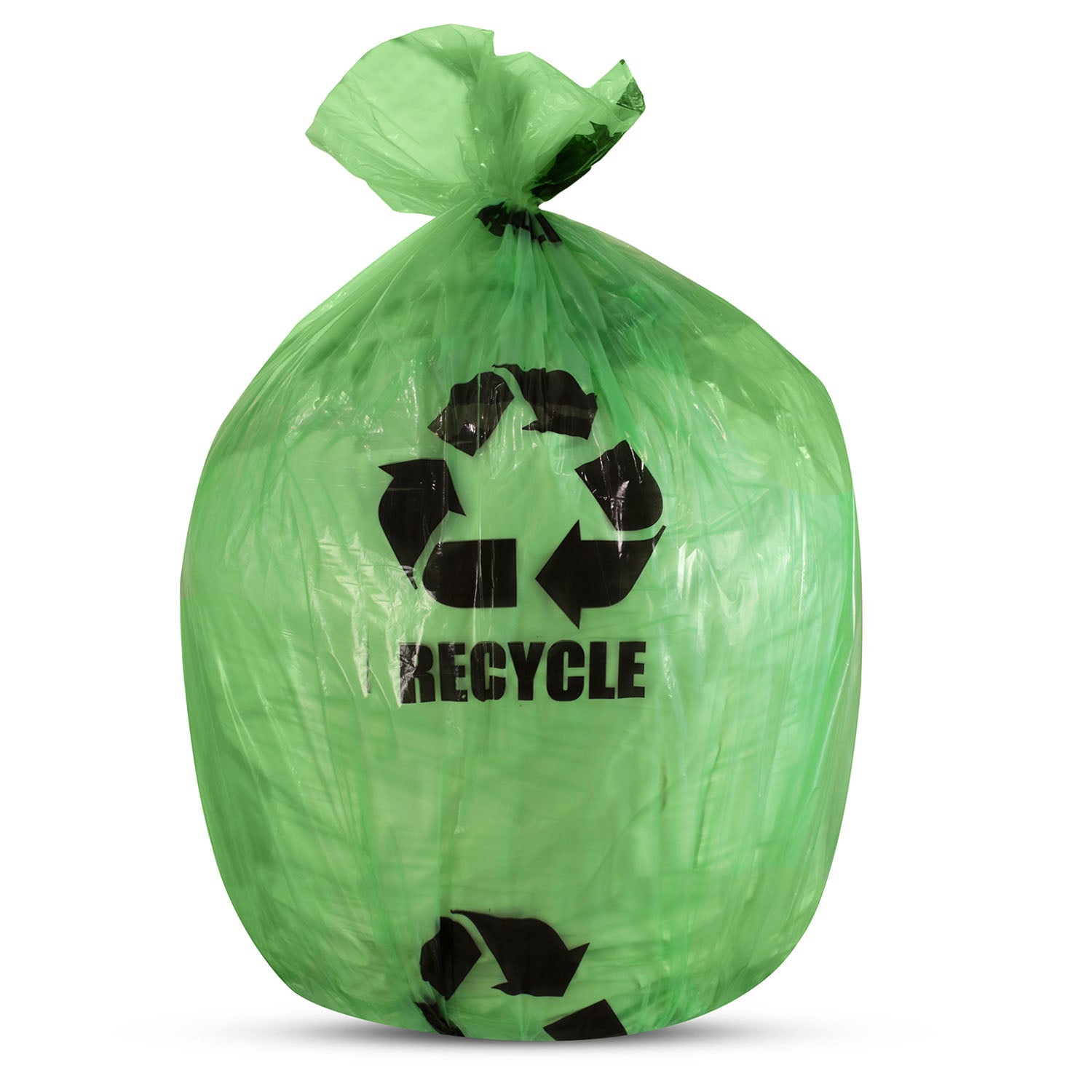 X3046 - Medegen Medical Products, LLC - Can Liner, 43" x 47", Leaf Green/ Printed, 1.2 mil, 55 Gal, 250 rl/cs , cs