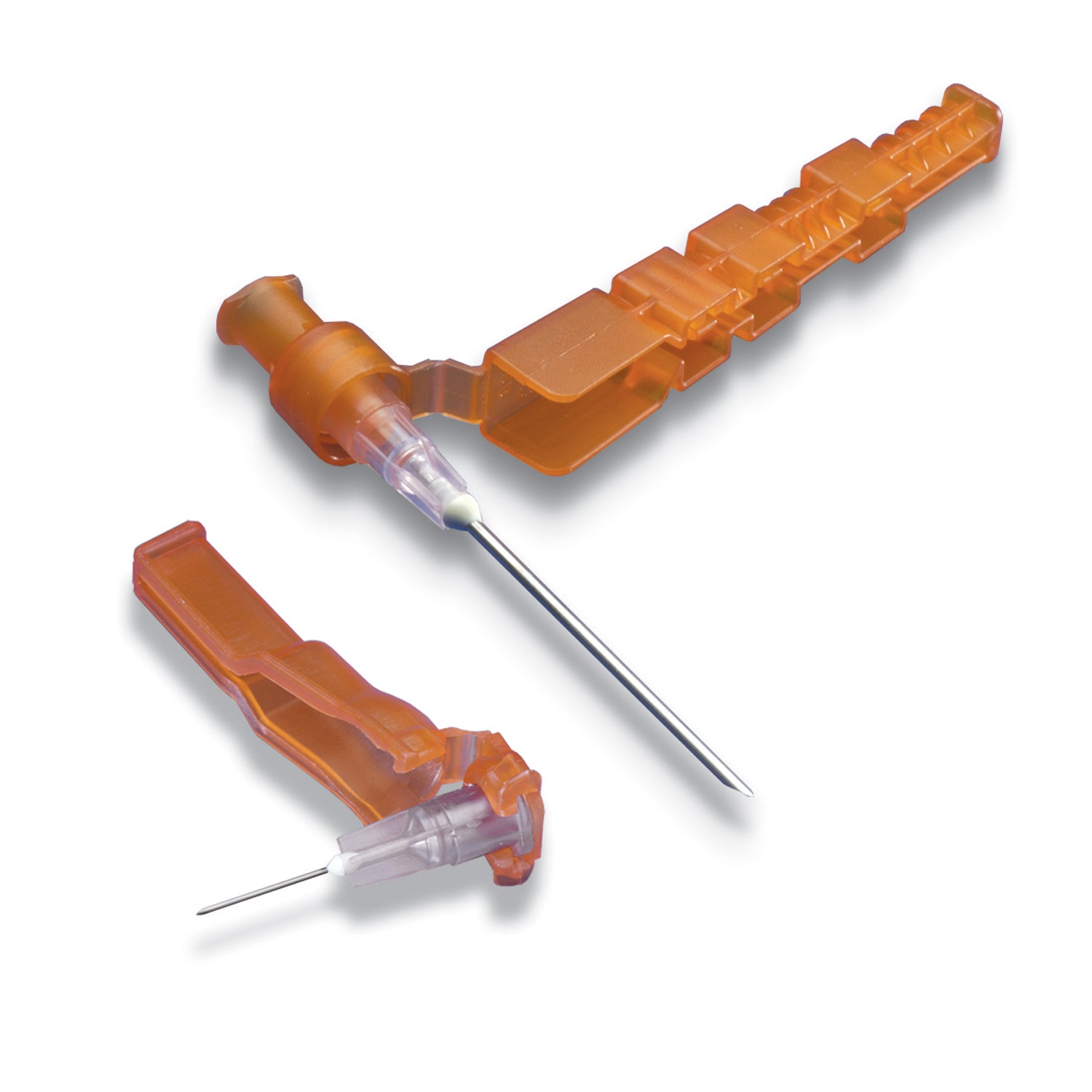 4290 - ICU Medical - Needle, Safety, Hypodermic, 23G x 1", Hub Color Deep Blue, 100/bx, 8 bx/cs (US Only) , cs