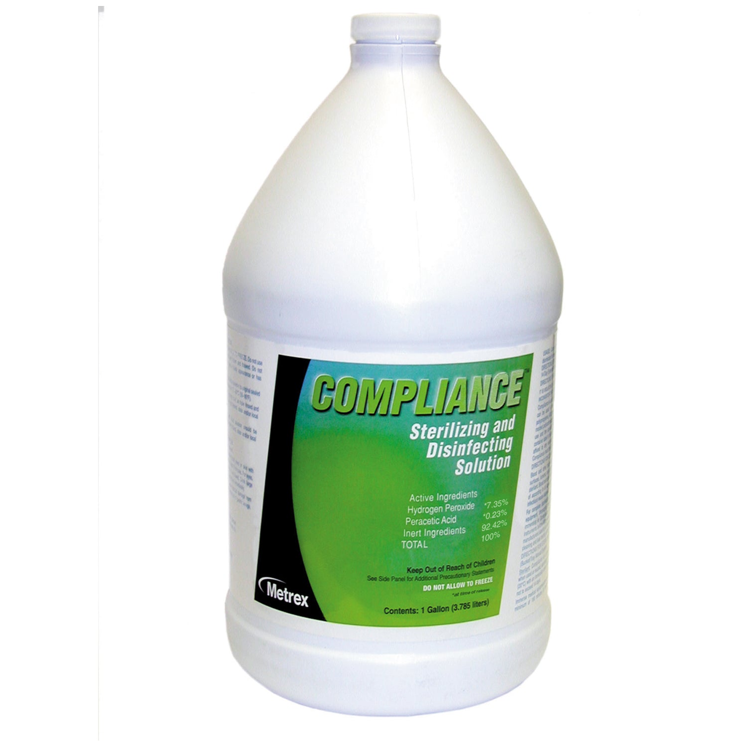 10-2500 - Metrex Research Corporation - Compliance Gallons (NOT for use with flexible endoscopes), 4/cs (36 cs/plt) (US Only) , cs