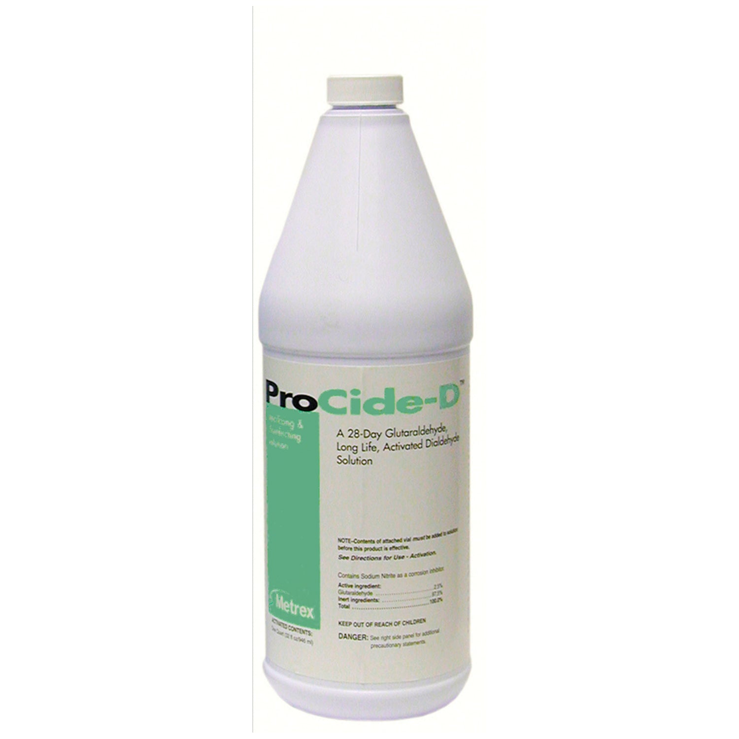 10-2865 - Metrex Research Corporation - ProCide-D - 28 Day Instrument Disinfectant, Qt, 16/cs (24 cs/plt) (US Only) , cs