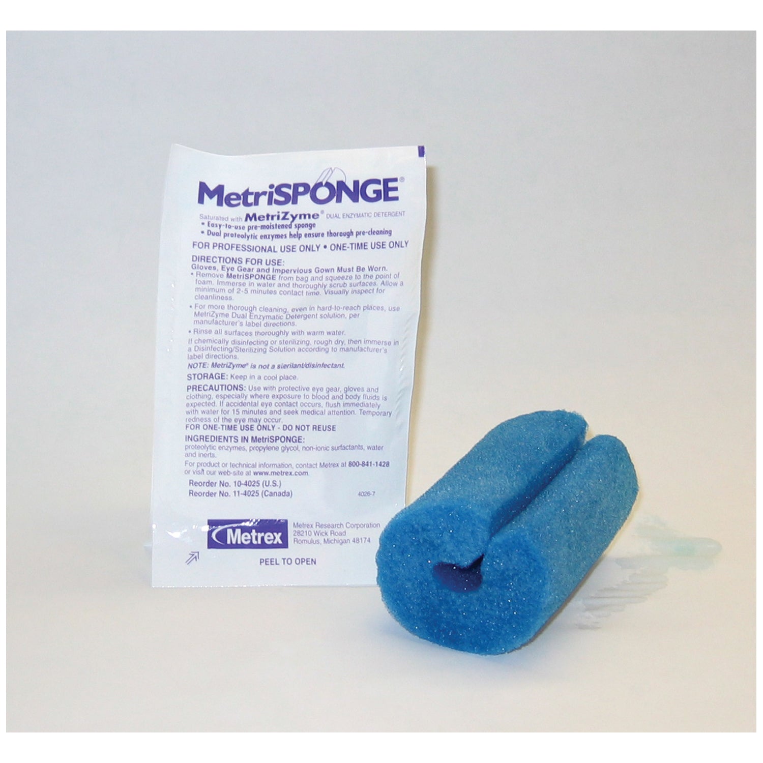 10-4025 - Metrex Research Corporation - MetriSponge, 25/bx, 4 bx/cs (45 cs/plt) (US Only) , cs
