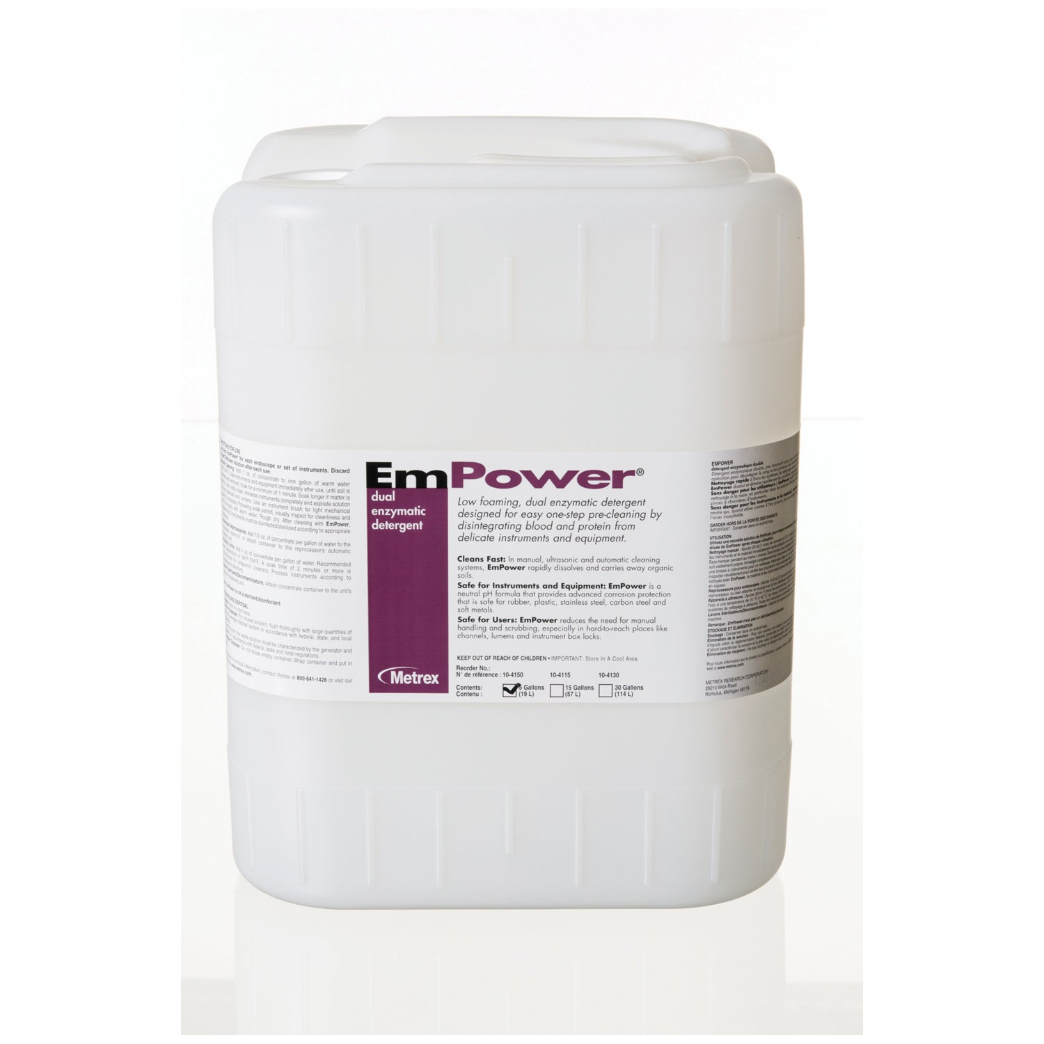 10-4150 - Metrex Research Corporation - EmPower 5 Gallon, 1/cs (US Only) , cs