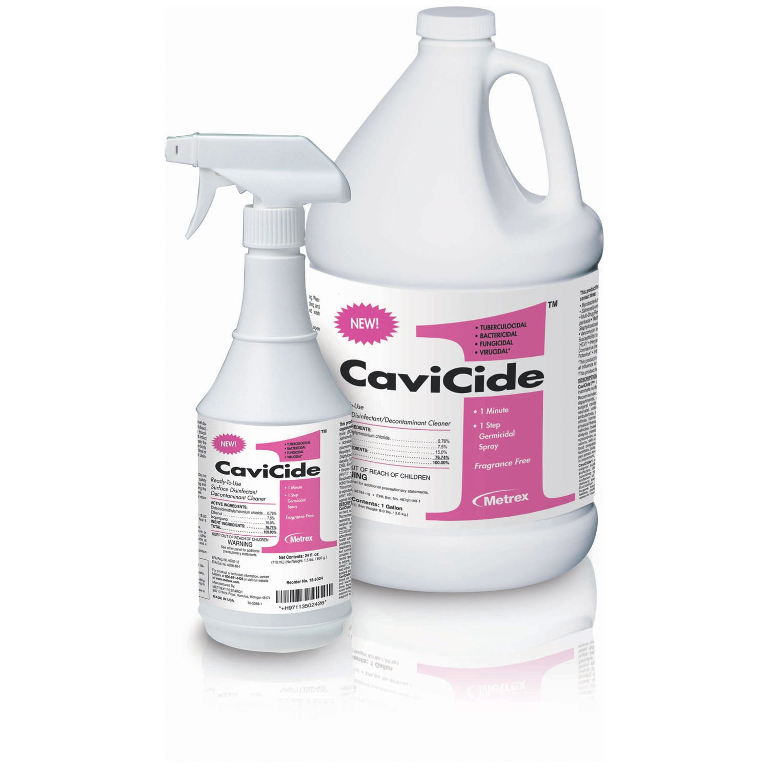 13-5024 - Metrex Research Corporation - CaviCide1, 24 oz Bottle, 12/cs (60 cs/plt) (US Only) , cs