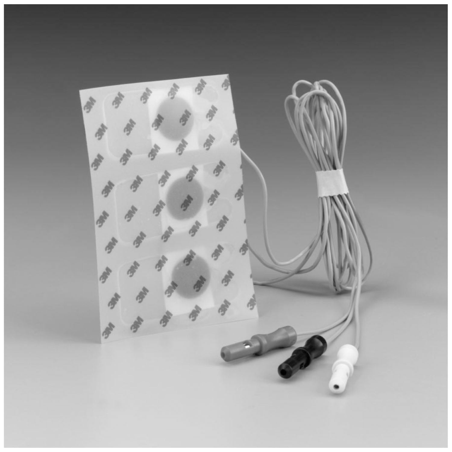 2269T - Solventum Corporation - Neonatal, 2cm x 4cm, Pre-Wired Radiolucent Electrode with Clear Tape, 3/bg, 10 bg/bx, 10 bx/cs (Continental US+HI Only) , cs