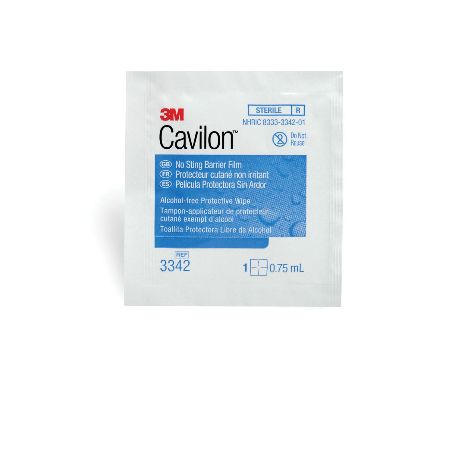 3342 - Solventum Corporation - 濕紙巾,0.75毫升,50片/盒,8盒/箱(僅限美國本土及夏威夷),箱裝