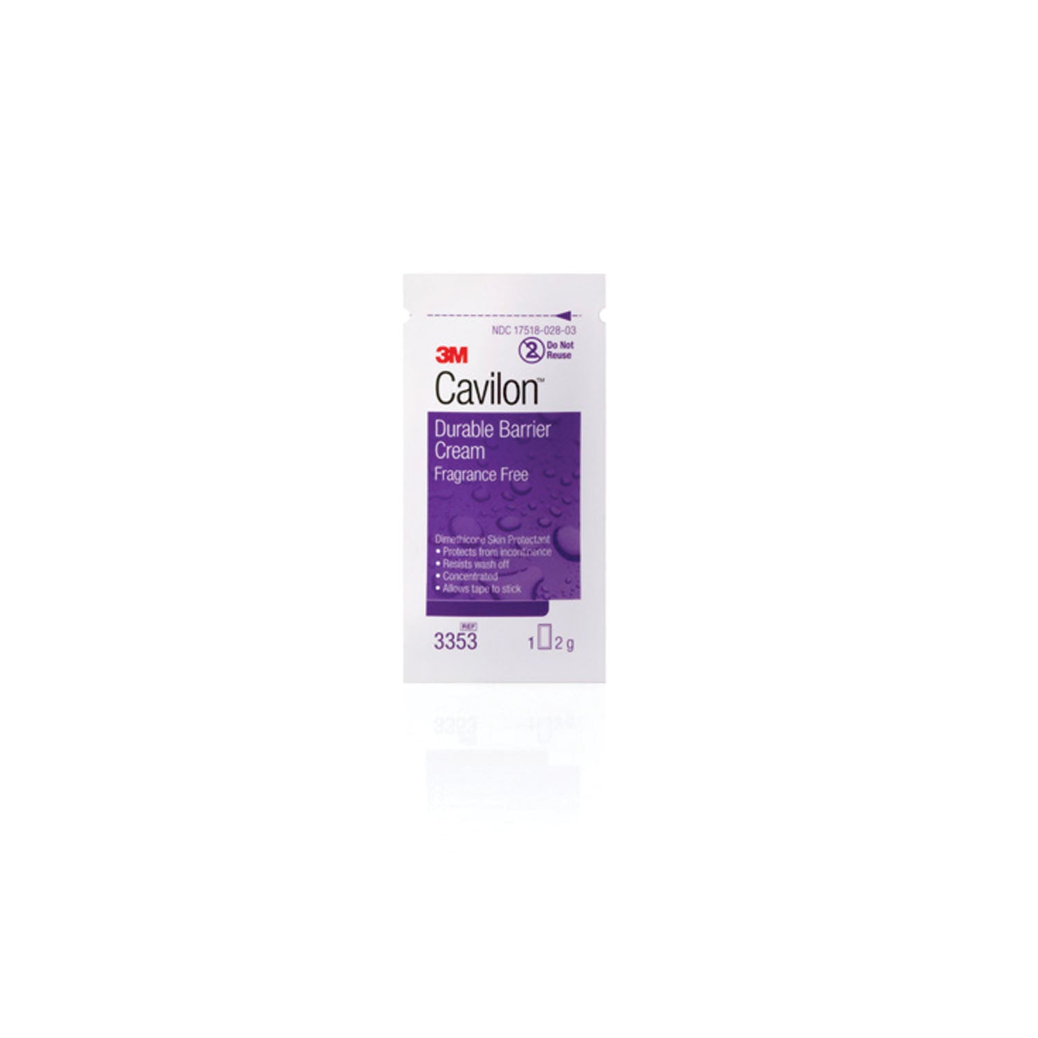3353 - Solventum Corporation - Crema protectora, sobre de 2 g, 20/caja, 12 cajas/caja (solo EE. UU. continentales + HI) (fecha de caducidad corta; no retornable), caja