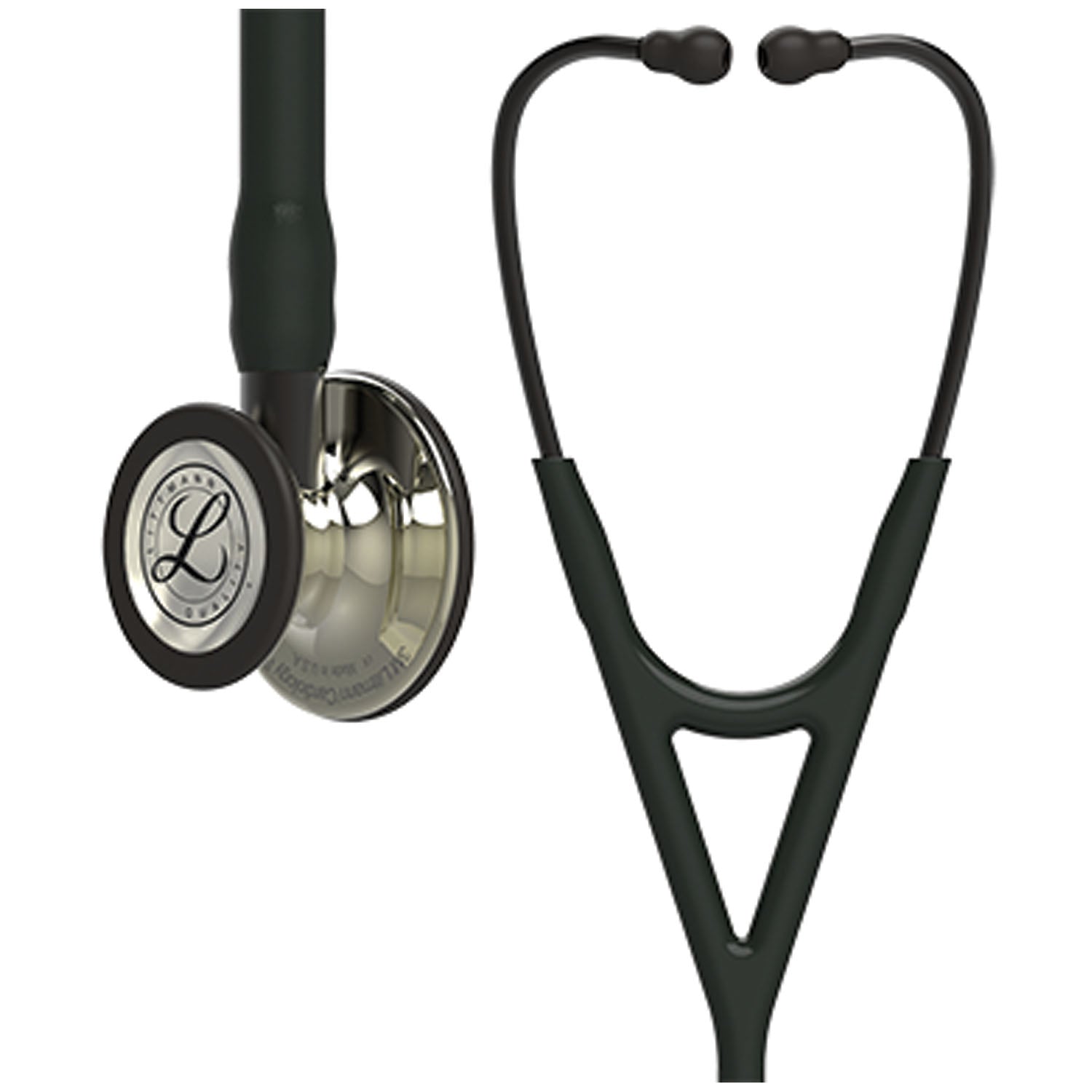 6179 - Solventum Corporation - Stethoscope, Champagne Finish Chestpiece, Black Tube, 27" (Continental US+HI Only) (Littmann items are only available for sale online by distributors authorized by 3M Littmann) , ea