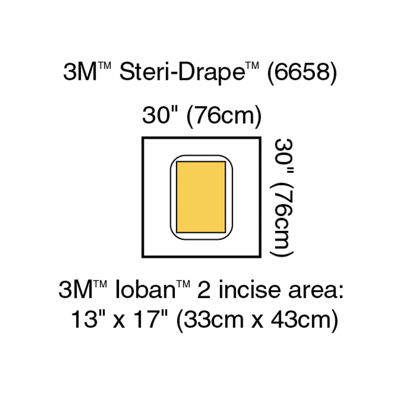 6658 - Solventum Corporation - 手術鋪巾袋,30 英寸 x 30 英寸,切口 13 英寸 x 17 英寸,5 個/盒,4 個/箱(僅限美國大陸和夏威夷),箱裝