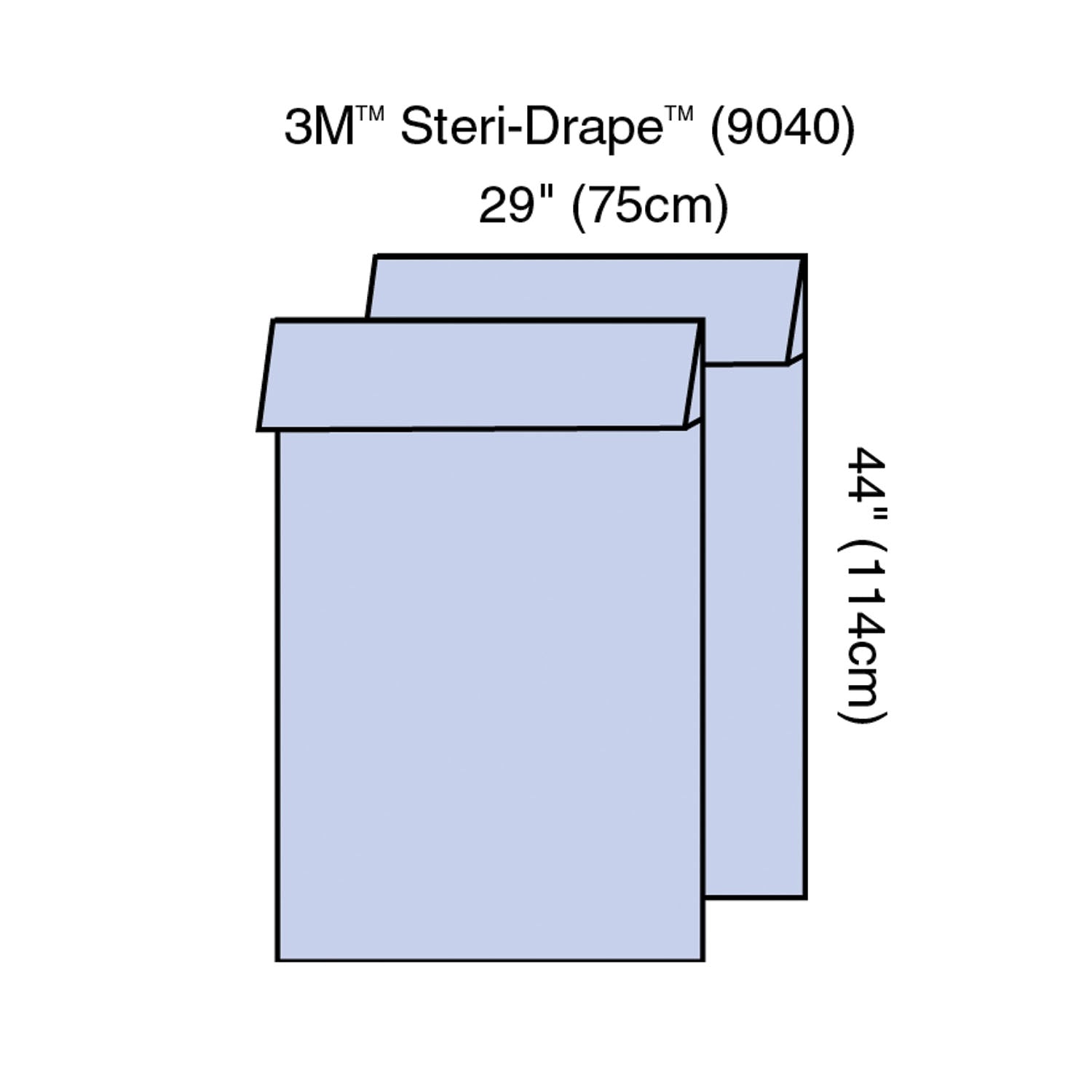 9040 - Solventum Corporation - Steri-Drape⢠Extremity Cover (Pair), 29" x 44", Absorbent Impervious Material, 12 pr/bx, 4 bx/cs (Continental US+HI Only) , cs