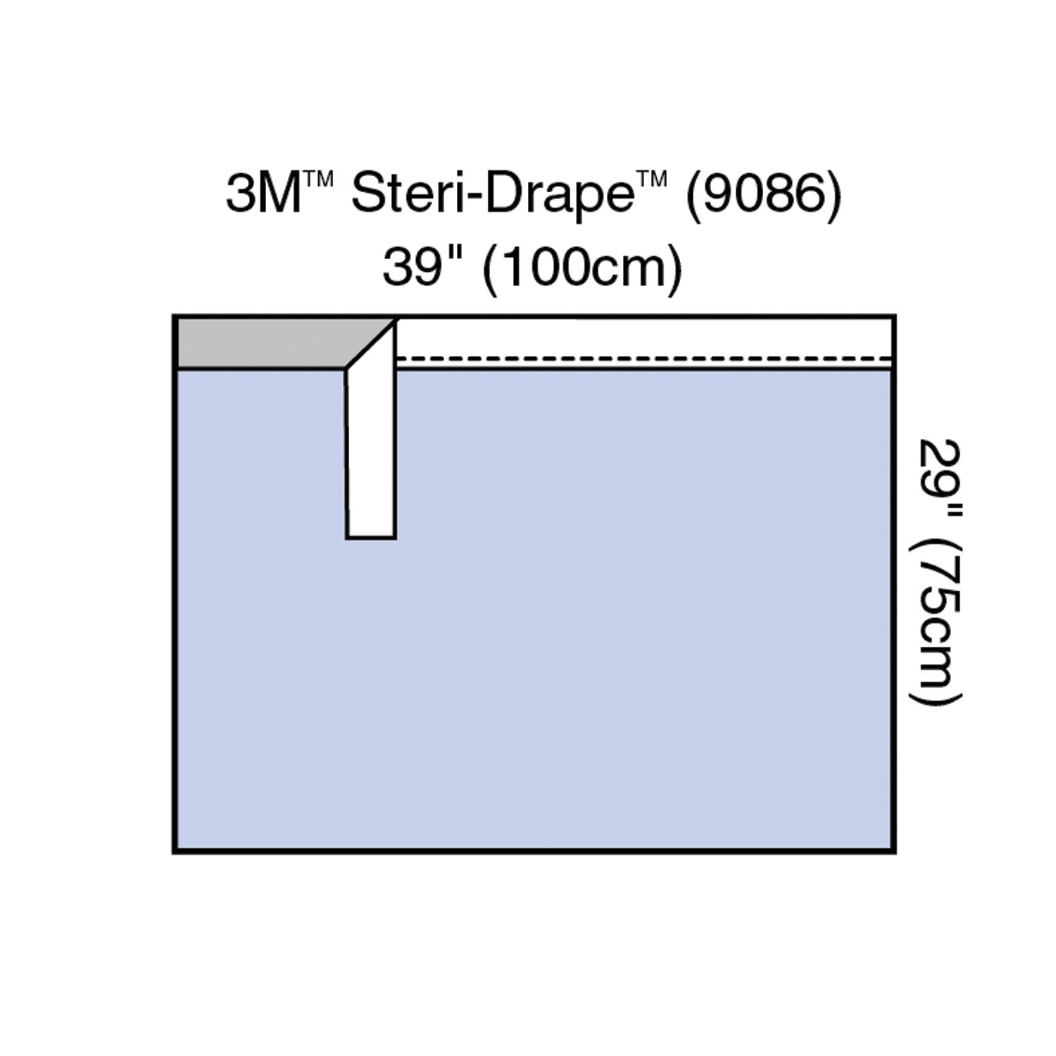 9086 - Solventum Corporation - Steri-Drape™ Adhesive Towel Drape, 39" x 29", Absorbent Impervious Material, 40/bx, 4 bx/cs (Continental US+HI Only) , cs