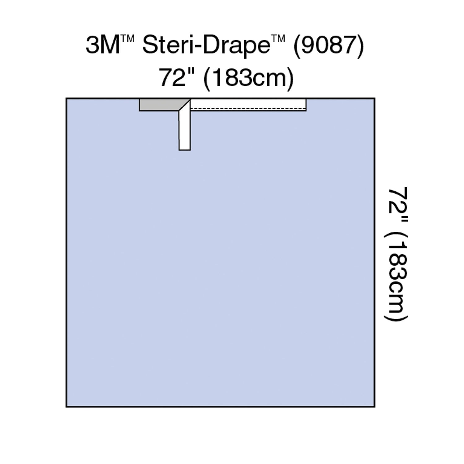 9087 - Solventum Corporation - Steri-Drape™ Adhesive Drape Sheet, 72" x 72", Absorbent Impervious Material, 25/bx, 2 bx/cs (Continental US+HI Only) , cs