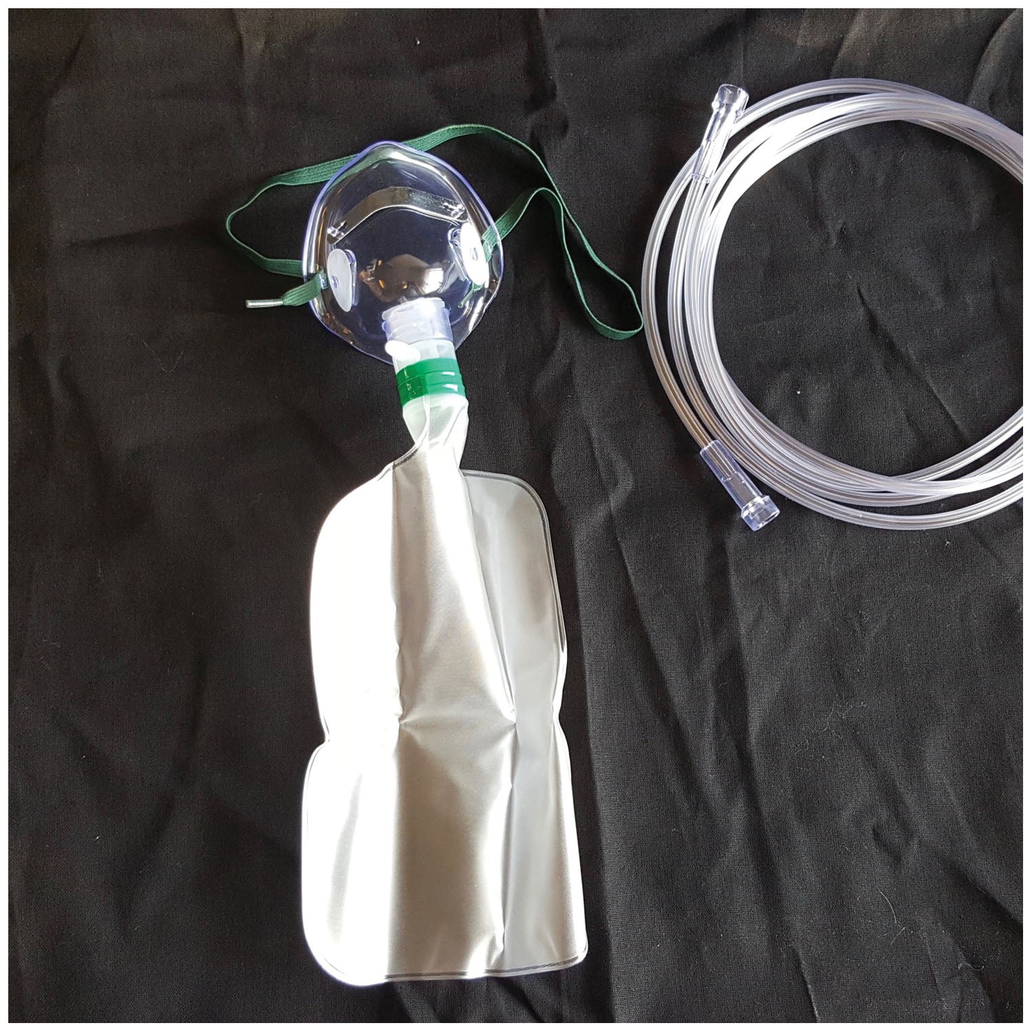 MTR-25158 - Med-Tech Resource, LLC - 氧氣面罩,全封閉式呼吸器(帶儲氣袋),兒童標準型,7英尺星形管,50個/箱(40箱/層),箱裝