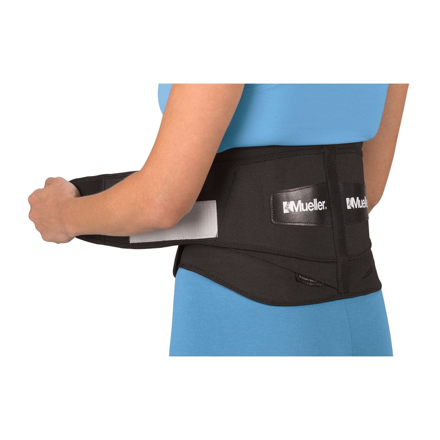 255 - Mueller Sports Medicine, Inc. - Black, Standard (28" - 50" waist) (In retail pkg) (Products are only available for sale in the U.S. Products cannot be sold on Amazon.com or any other 3rd party platform without prior approval by Mueller.) , ea