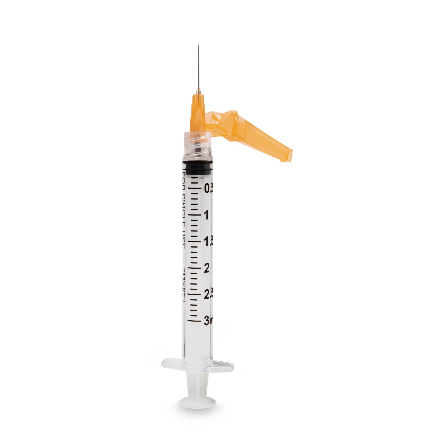 SHN25G6251-S3ML-LDS - Myco Medical - Safety Hypodermic Needle with 3mL Syringe, 25G x 5/8", Low Dead Space, 100/bx (US Only) , bx