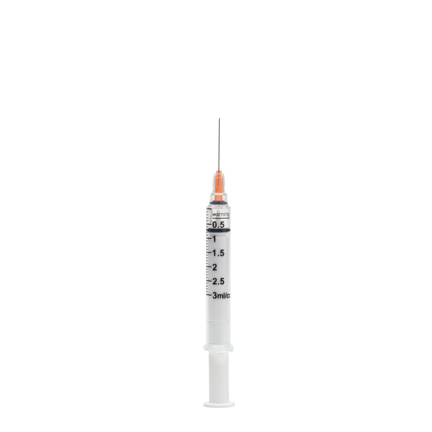SS3ML25G101 - Myco Medical - Safety Syringe with Needle, 3 mL, 25G x 1", Sterile, Orange, 100/bx (Rx) (HAZMAT Fees Apply, cannot ship via Air or to AK, GU, HI, MP, PR, VI) (Available for Sale in US & Canada) , bx