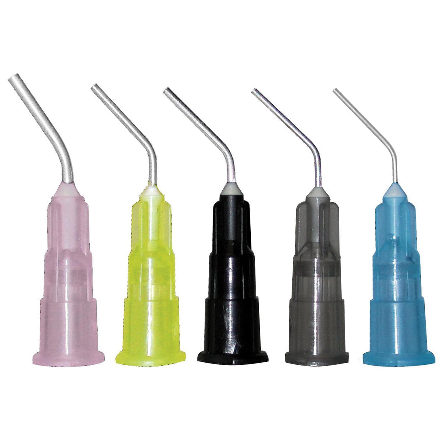 PN-1231 - Mydent - Puntas precurvadas, calibre 25 (azul), 100/bolsa