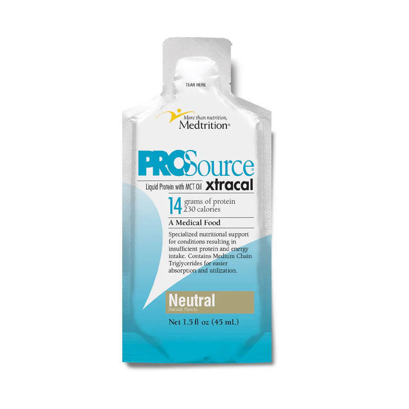706411 - ProSource - Oral Supplement ProSource XtraCal Neutral Flavor Liquid 1 oz. Individual Packet 16866 Pack of 1, (EA)